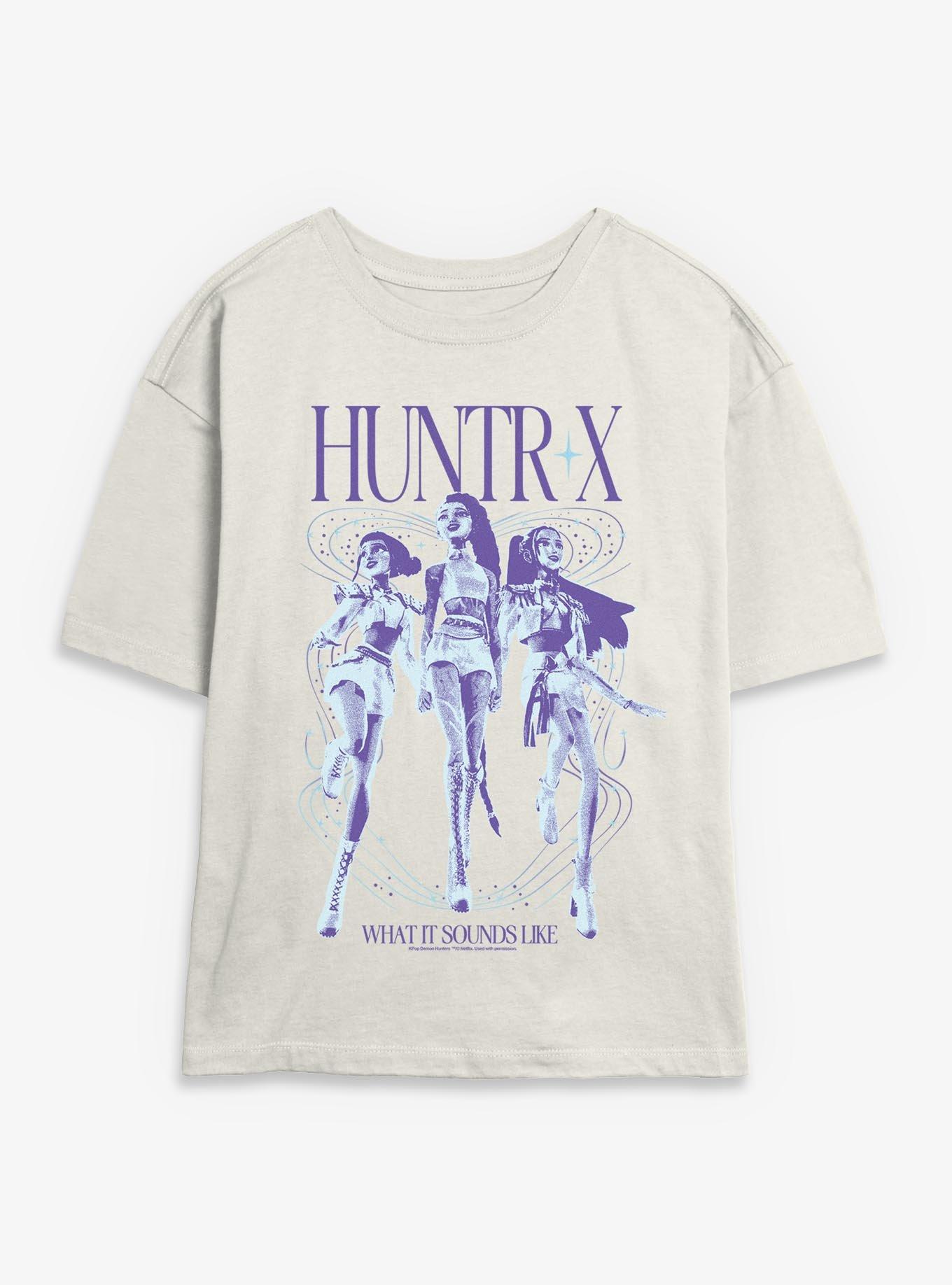 KPop Demon Hunters Huntrix What It Sound Like Womens Skimmer T-Shirt, , hi-res