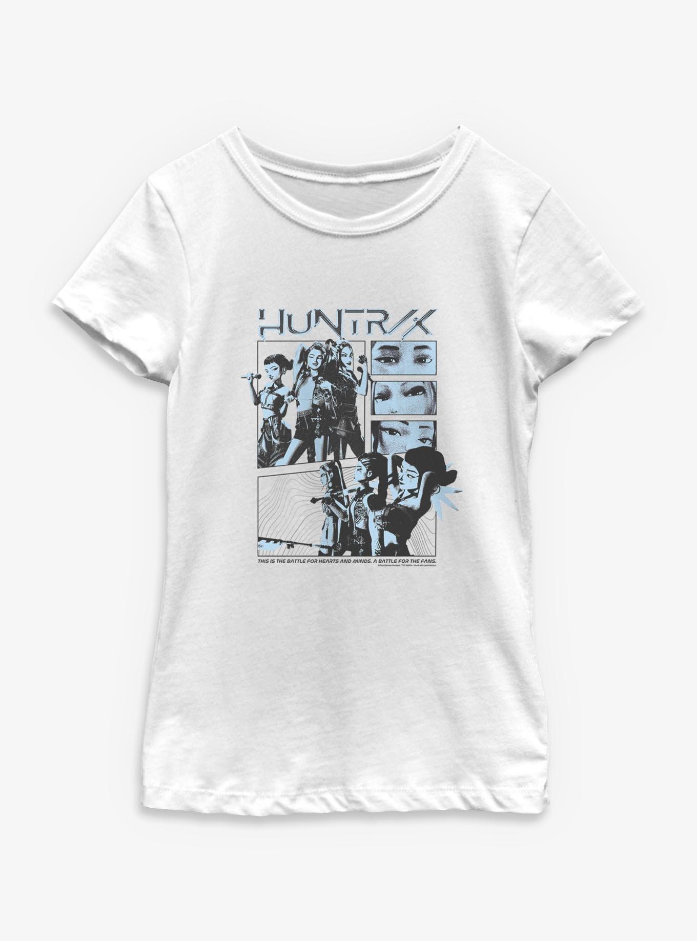 KPop Demon Hunters Huntrix A Battle For The Fans Youth Girls T-Shirt, , hi-res