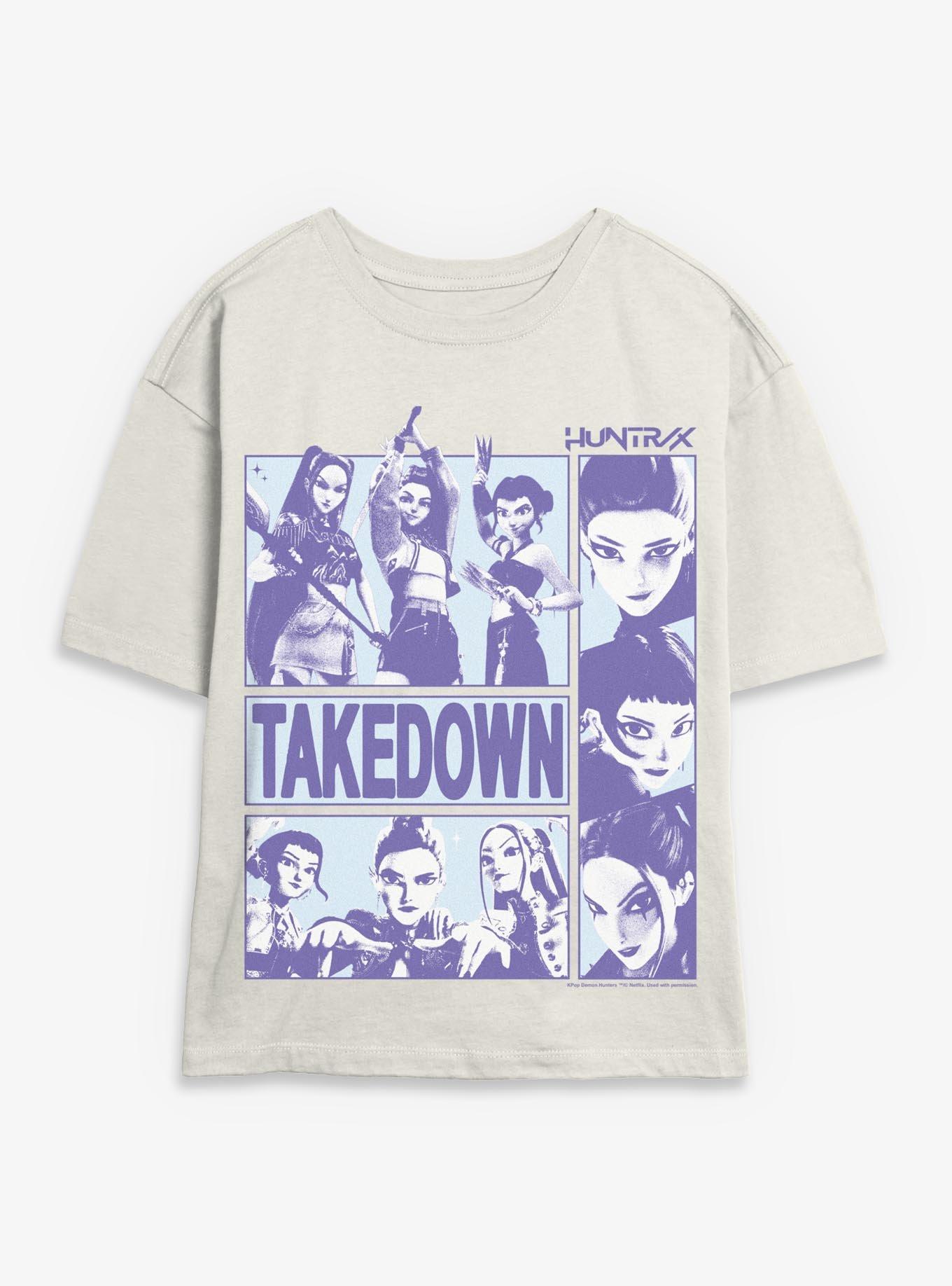 KPop Demon Hunters Takedown Huntrix Womens Skimmer T-Shirt, , hi-res