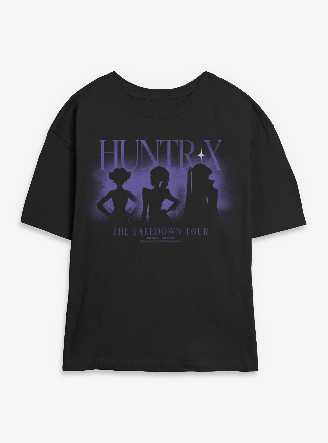 KPop Demon Hunters HUNTR/X The Takedown Tour Womens Skimmer T-Shirt, , hi-res