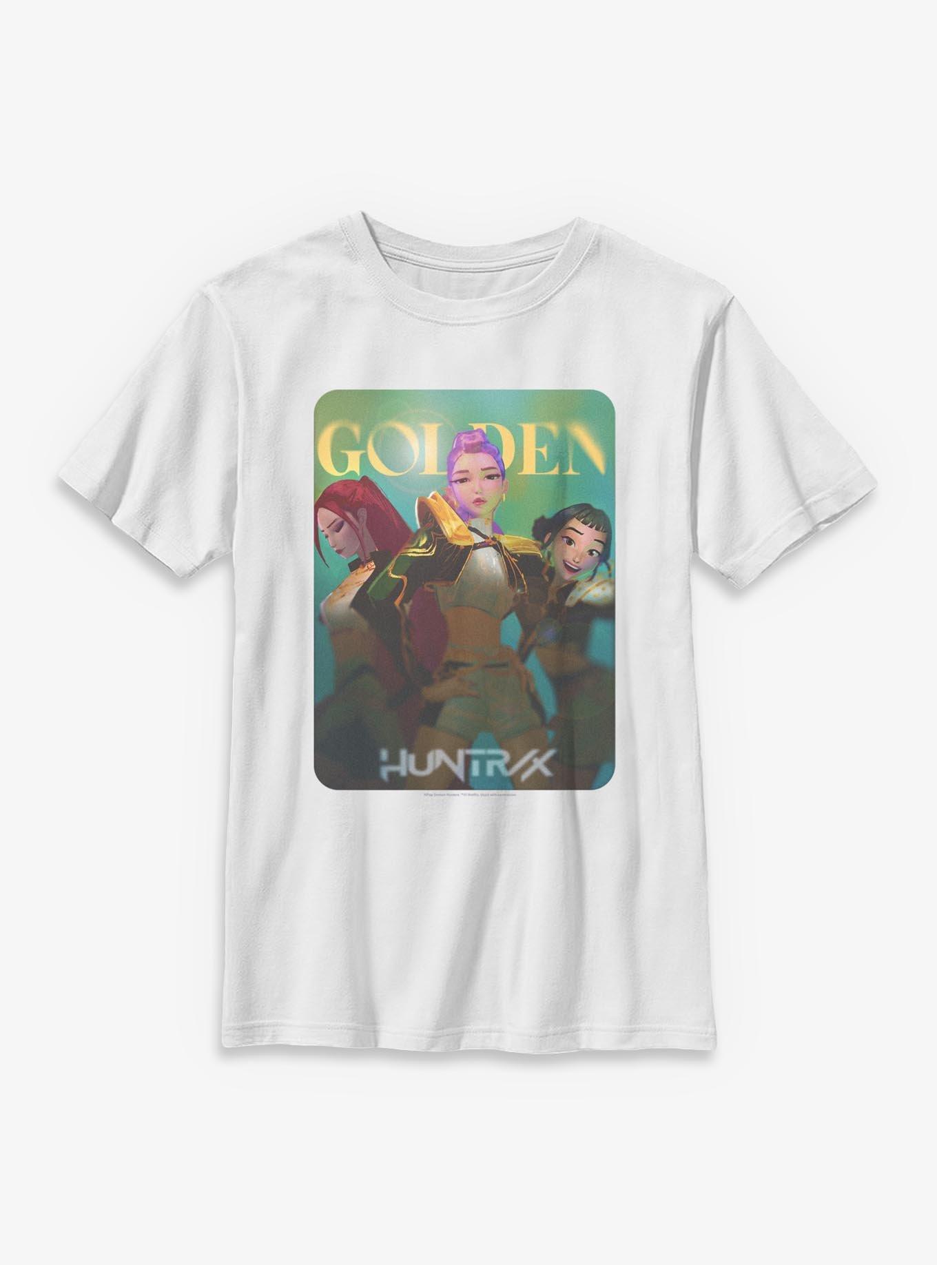 KPop Demon Hunters Huntrix Golden Photocard Youth T-Shirt, , hi-res