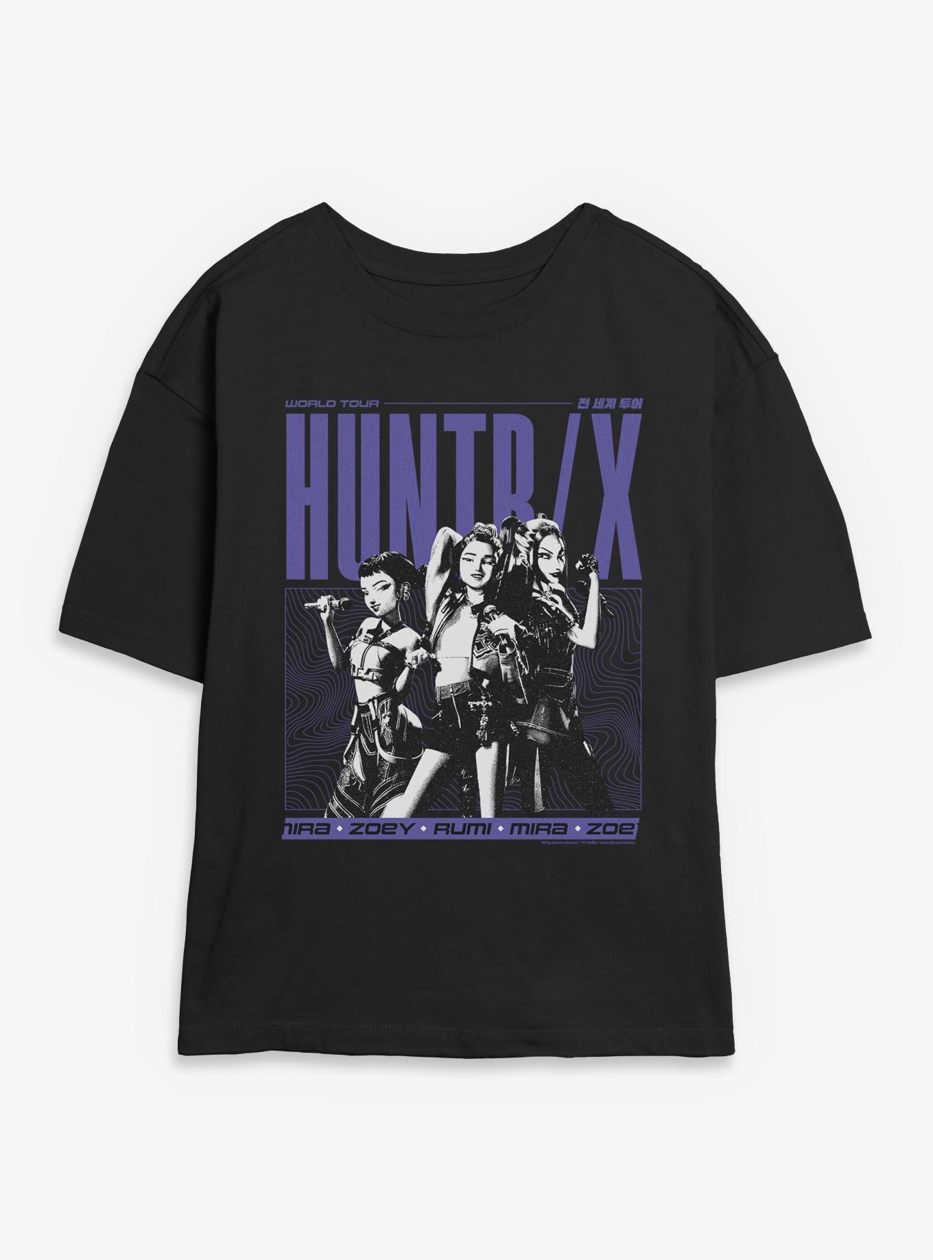 KPop Demon Hunters World Tour Huntrix Womens Skimmer T-Shirt, , hi-res