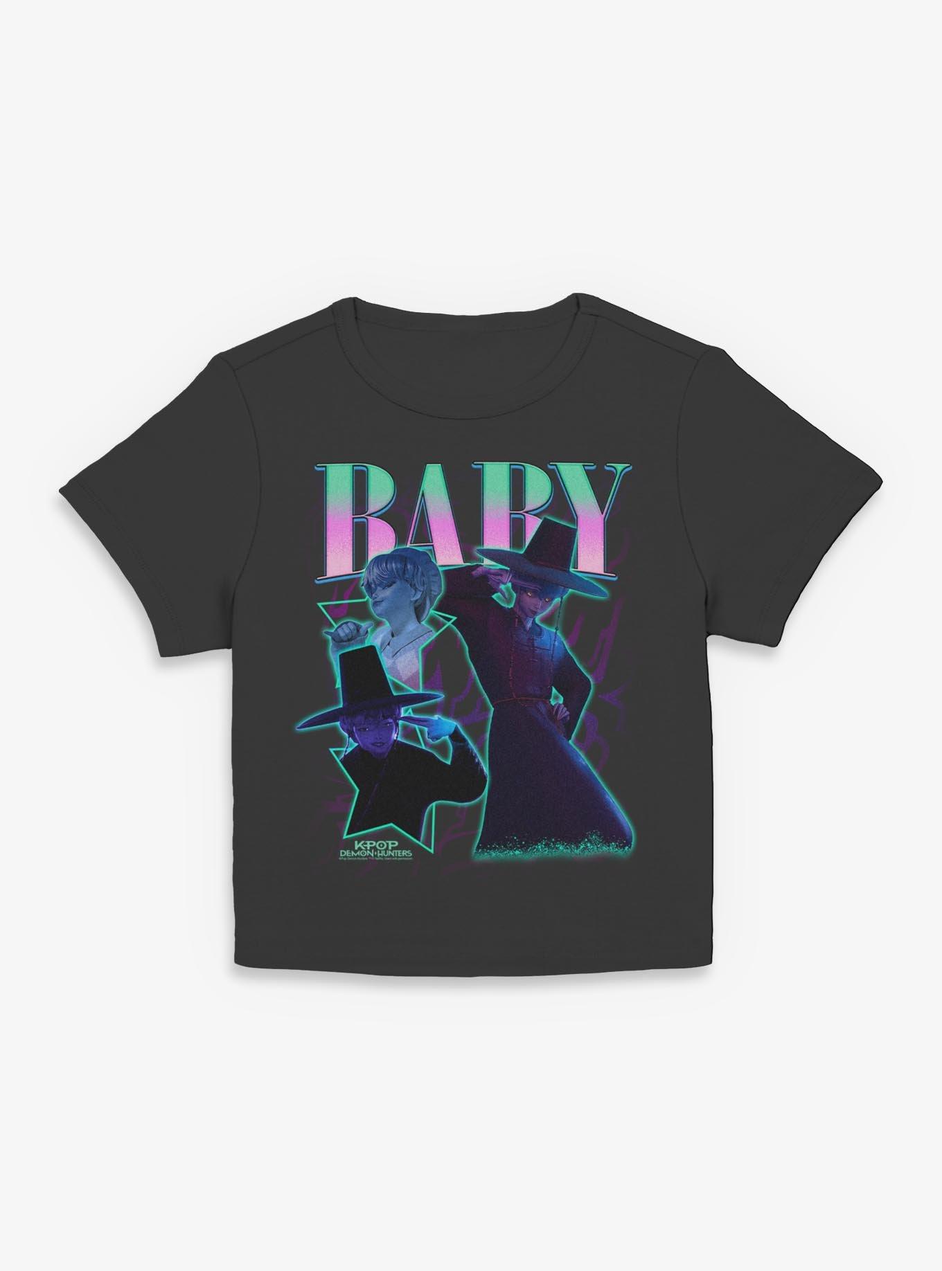 KPop Demon Hunters Saja Boys Baby Collage Womens Baby T-Shirt, , hi-res
