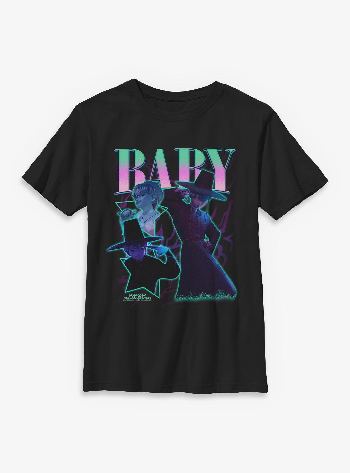 KPop Demon Hunters Saja Boys Baby Collage Youth T-Shirt, , hi-res