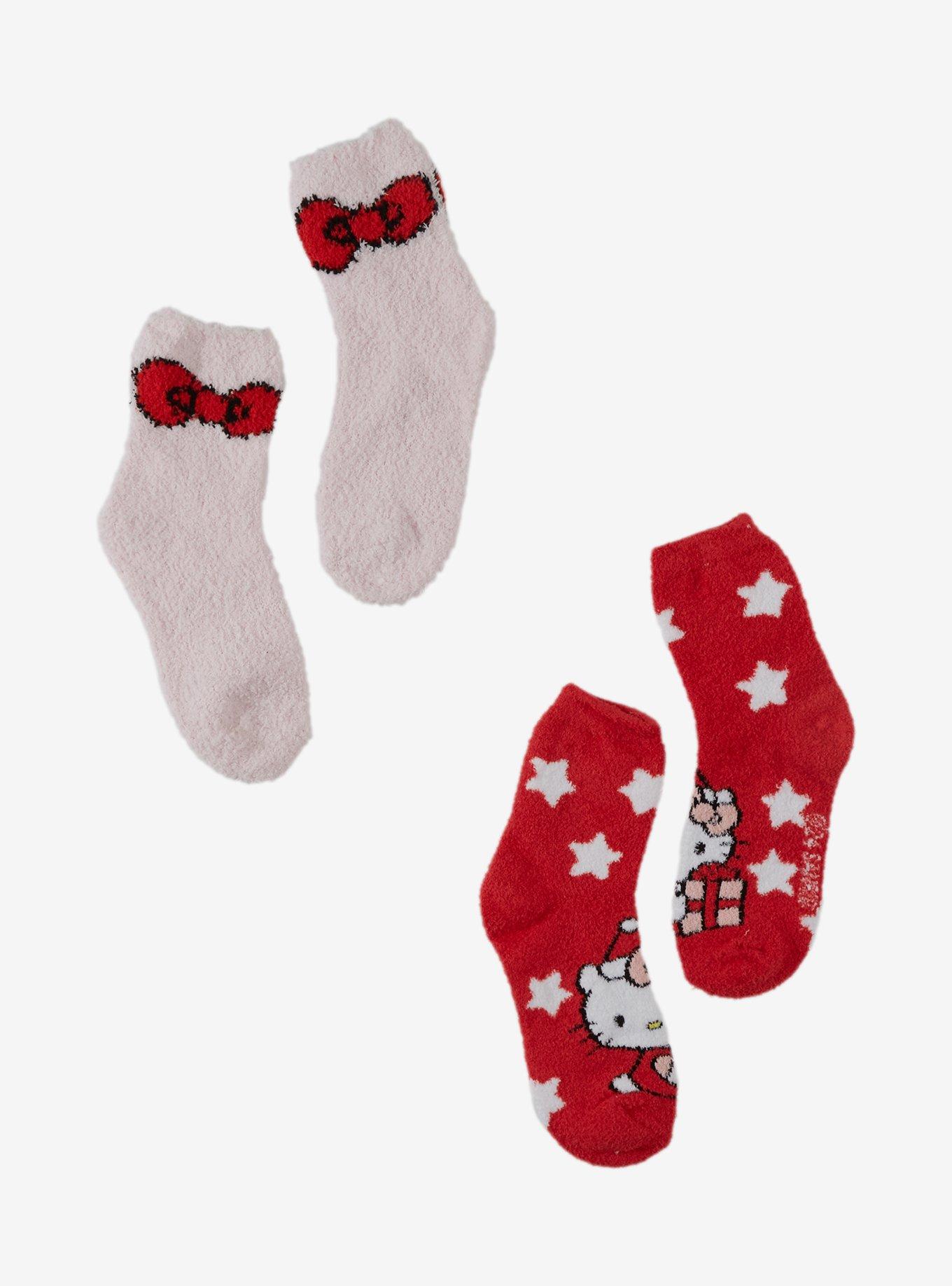 Hello Kitty Holiday Cozy Socks 2 Pair, , hi-res