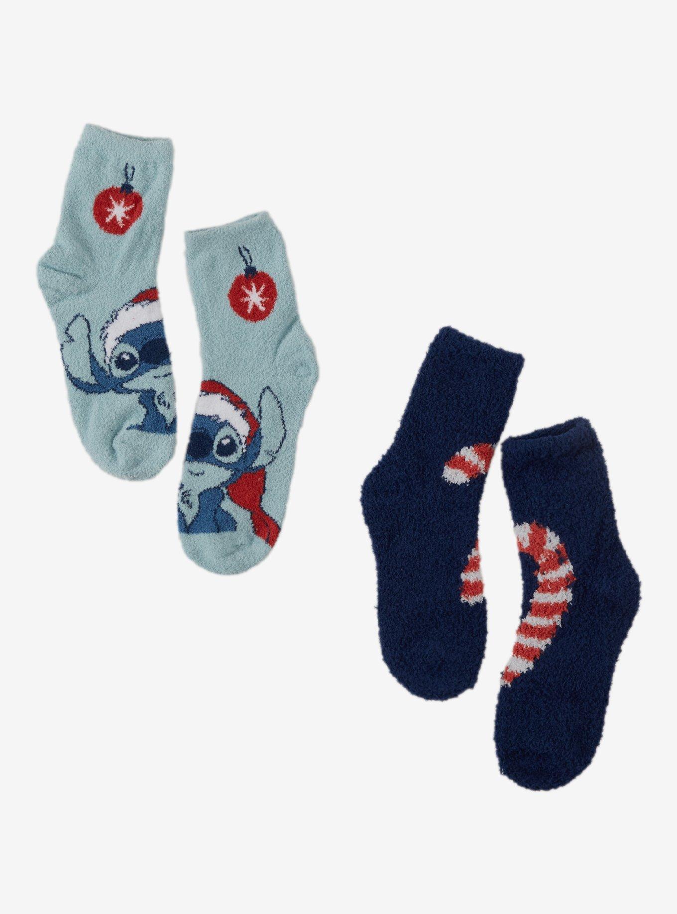 Disney Stitch Holiday Cozy Socks 2 Pair, , hi-res