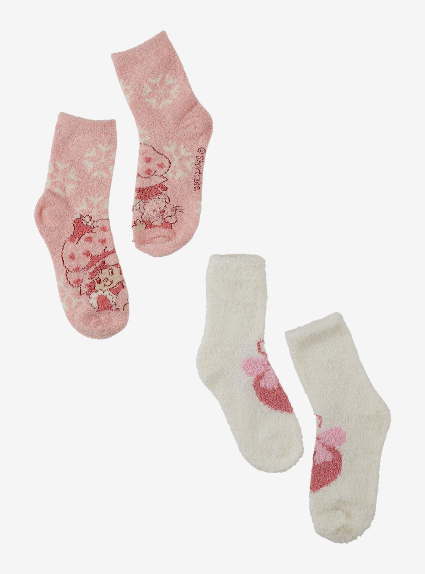 Strawberry Shortcake Snowflake Ornament Cozy Socks 2 Pair, , hi-res