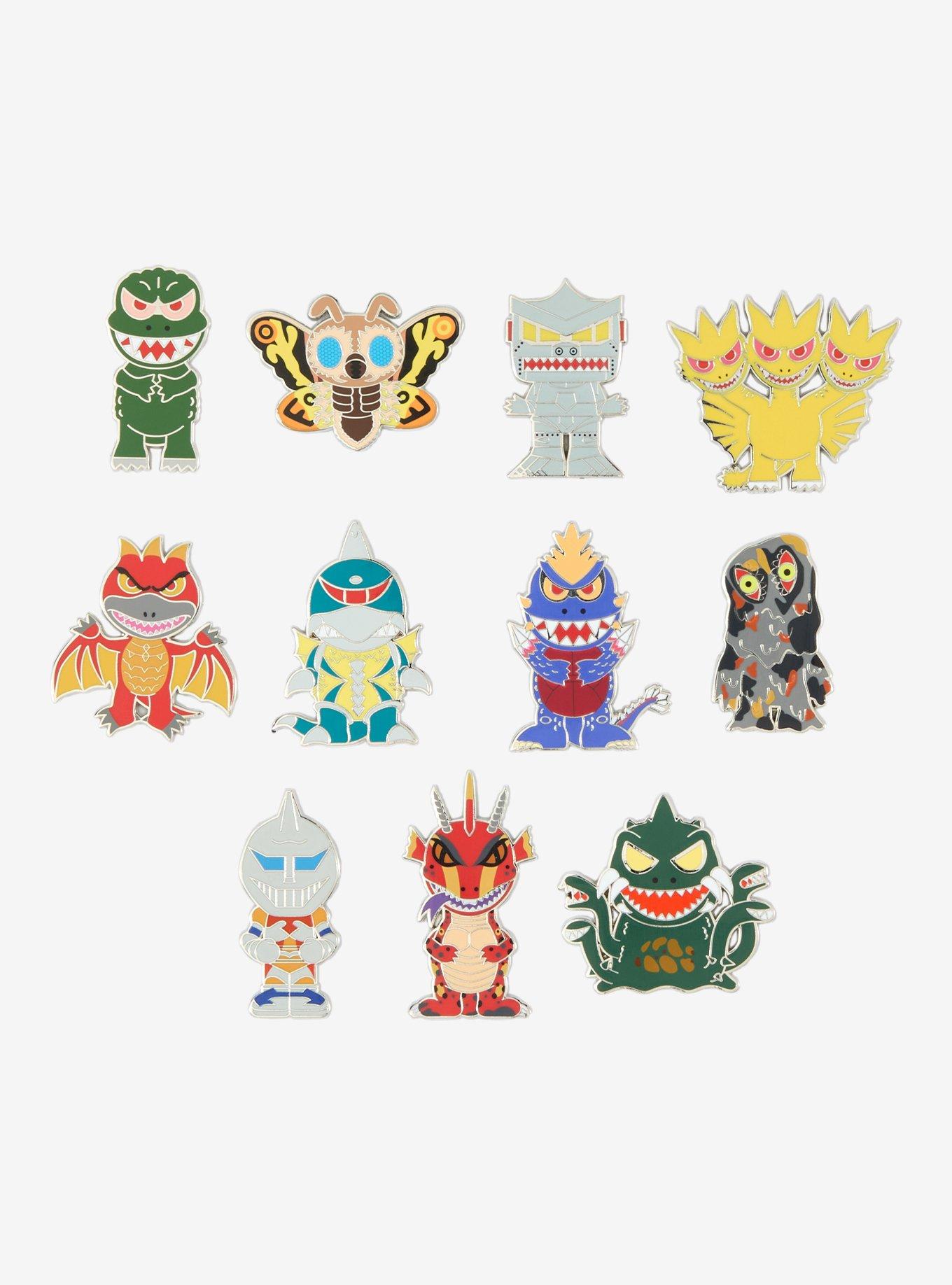 tokidoki X Godzilla Blind Box Enamel Pin Hot Topic Exclusive, , hi-res