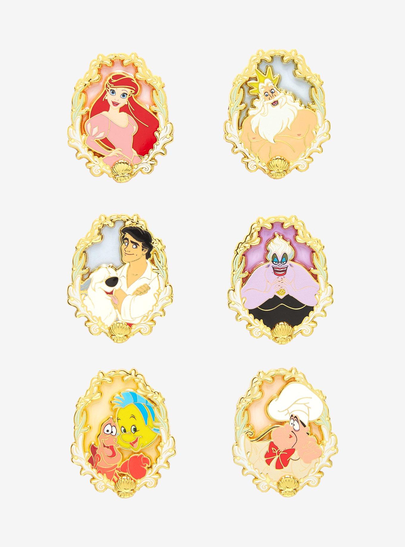 Disney The Little Mermaid Portrait Blind Box Enamel Pin, , hi-res