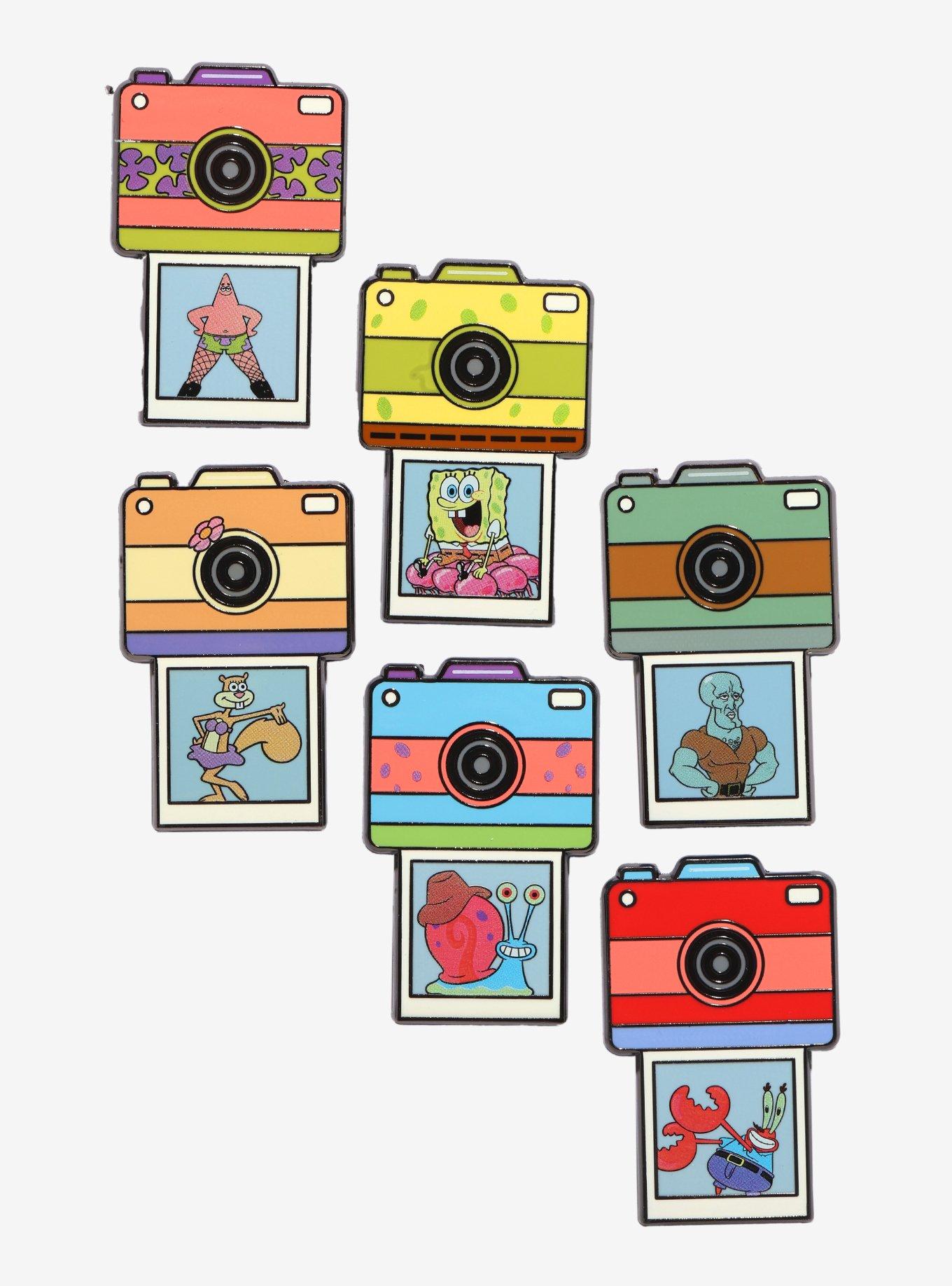SpongeBob SquarePants Camera Blind Box Enamel Pin Hot Topic Exclusive, , hi-res