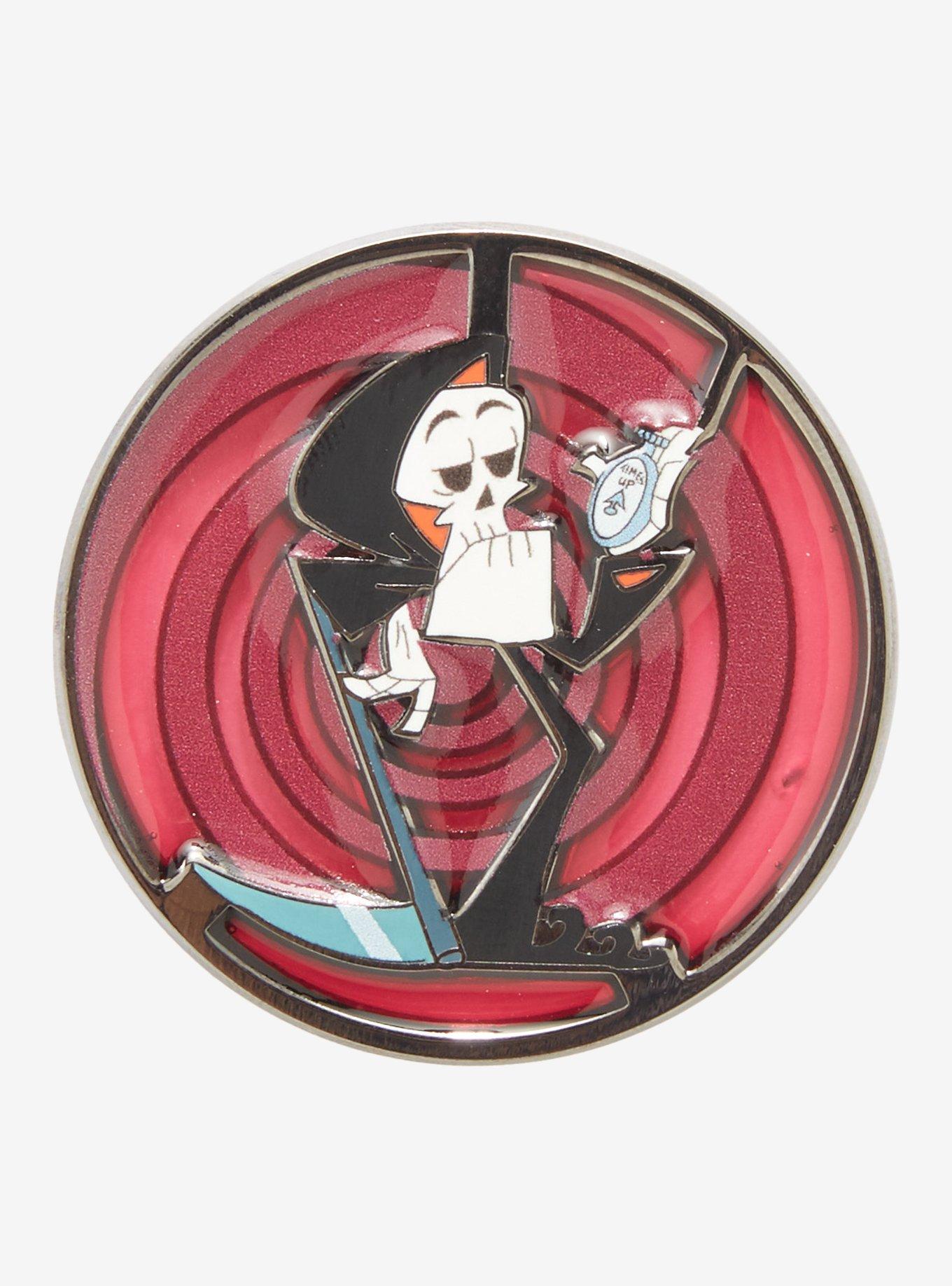 The Grim Adventures Of Billy And Mandy Grim Enamel Pin, , hi-res