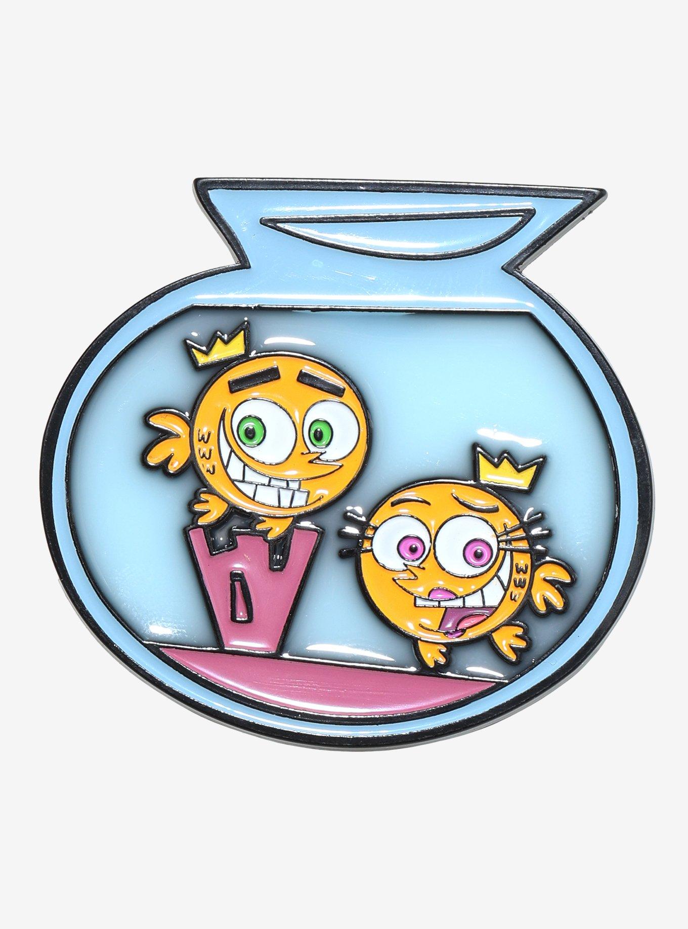 The Fairly OddParents Fishbowl Enamel Pin Hot Topic Exclusive, , hi-res