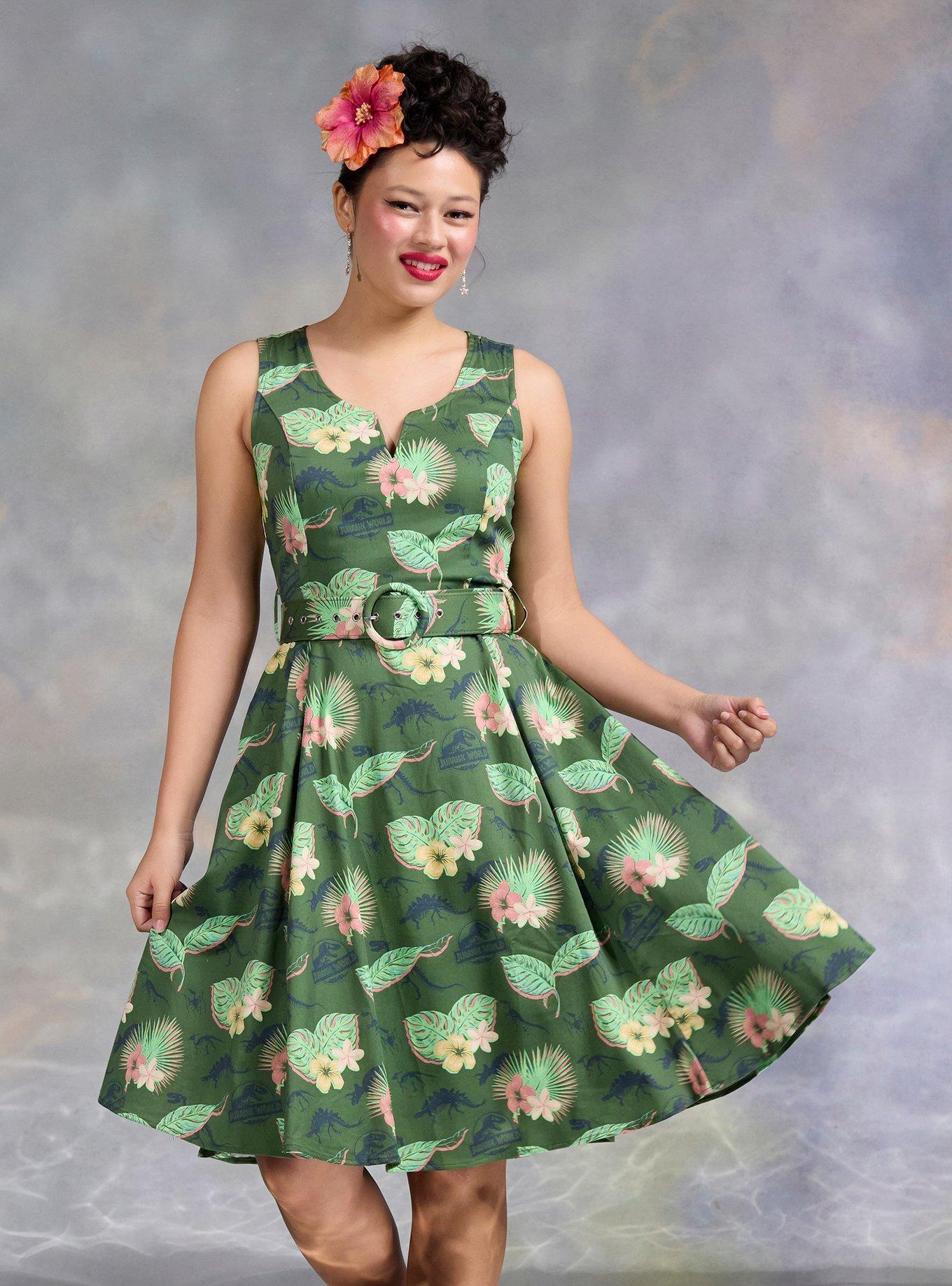 Her Universe Jurassic World Tiki Retro Dress Her Universe Exclusive, , hi-res