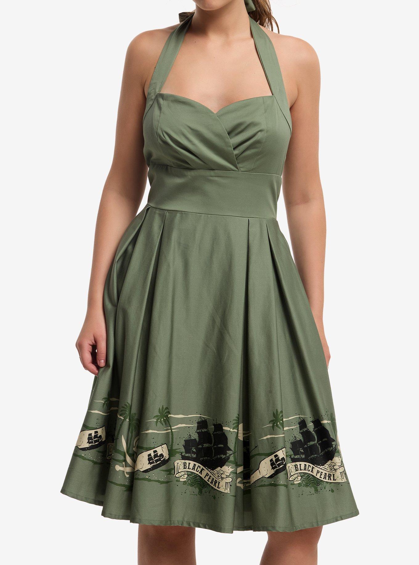Her Universe Disney Pirates Of The Caribbean Ship Halter Dress Her Universe Exclusive, , hi-res
