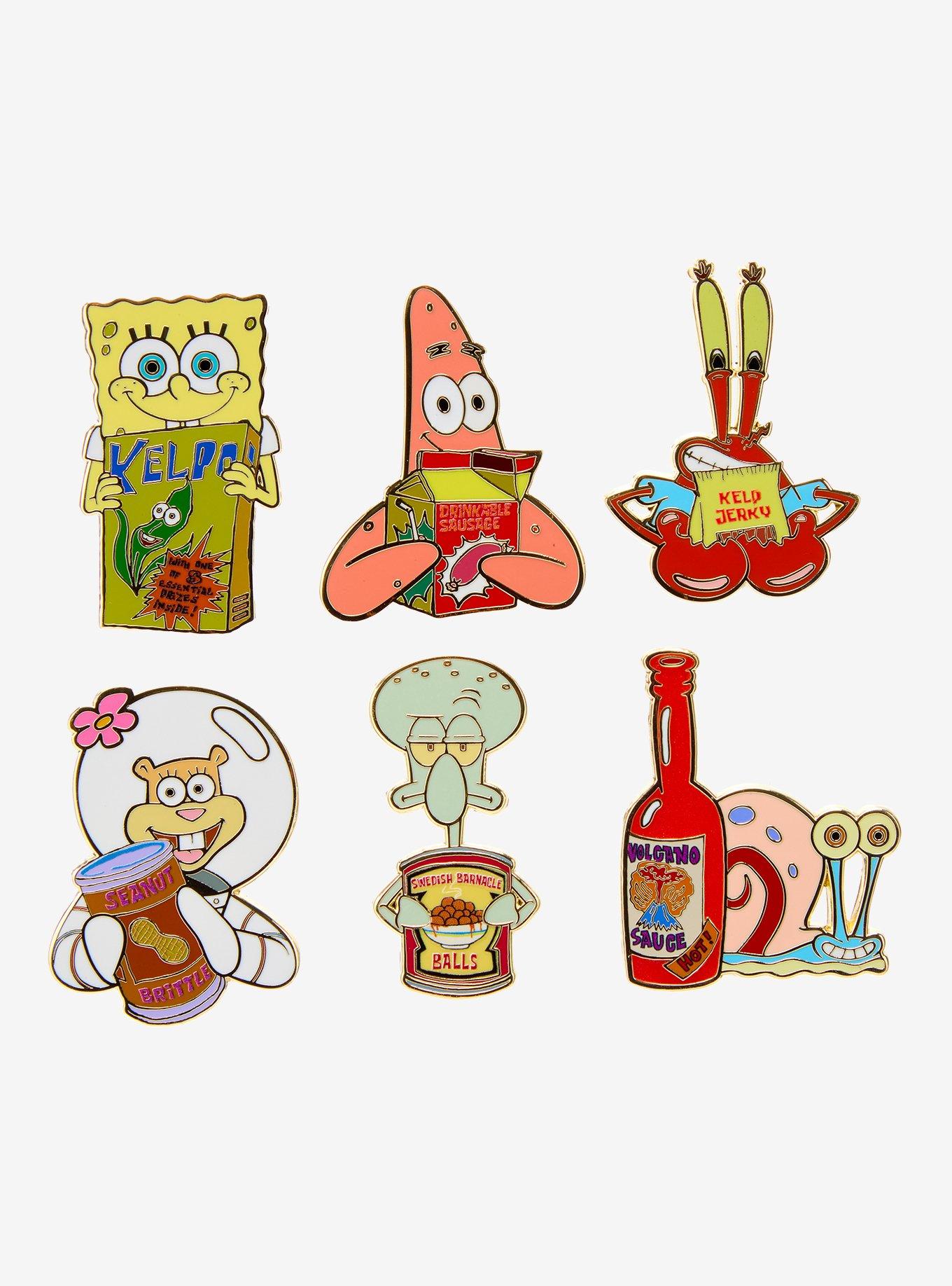 Whatever! Makes You Happy SpongeBob SquarePants Snack Blind Box Enamel Pin, , hi-res