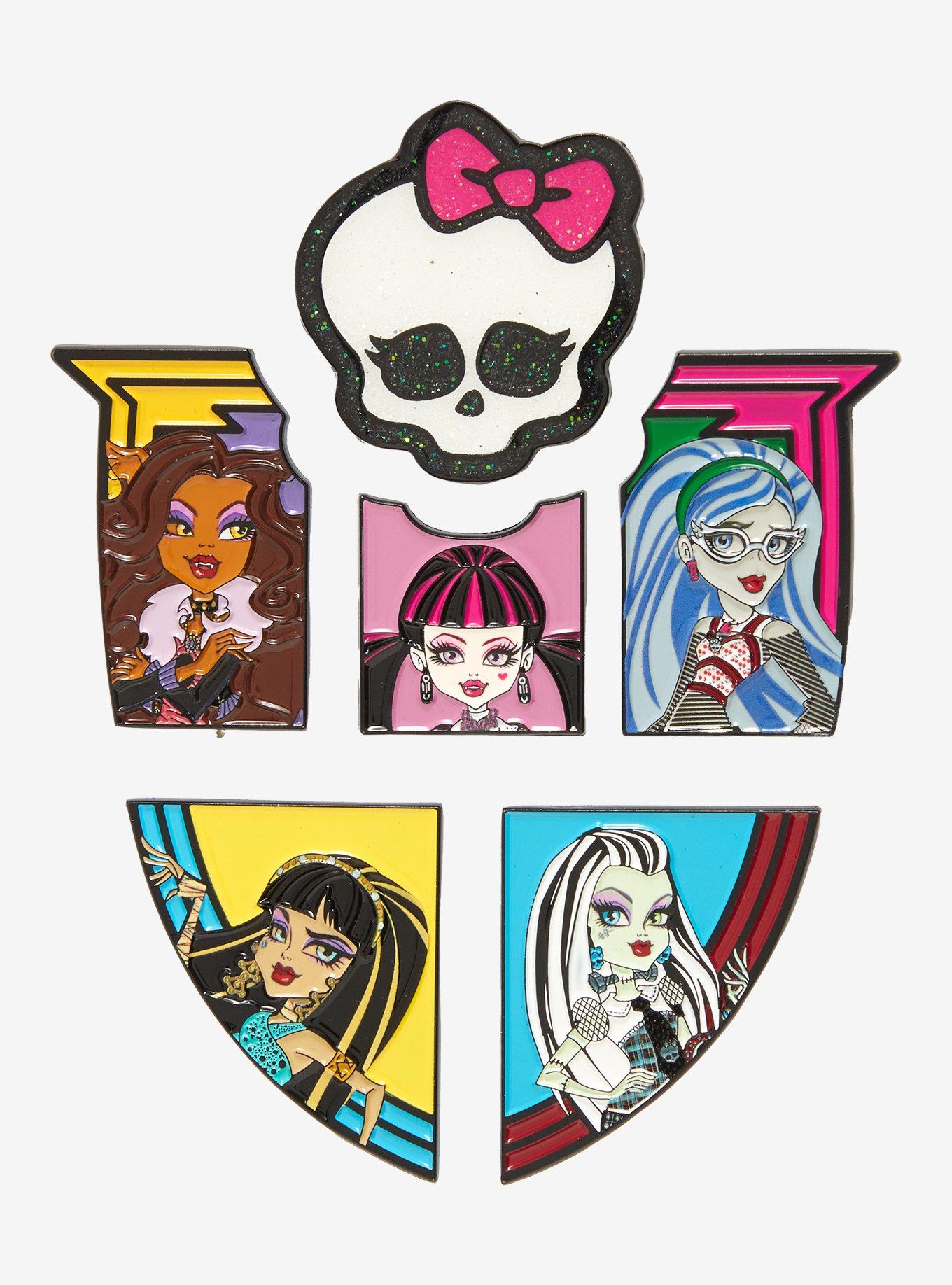 Monster High Crest Blind Box Enamel Pin Hot Topic Exclusive, , hi-res