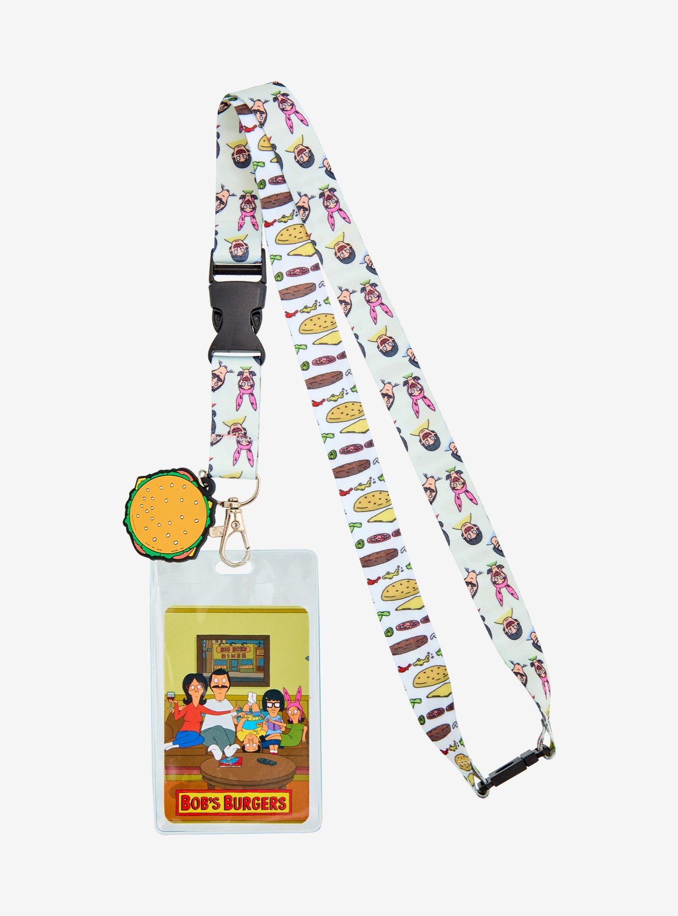 Bob's Burgers Icons Lanyard &mdash; BoxLunch Exclusive, , hi-res