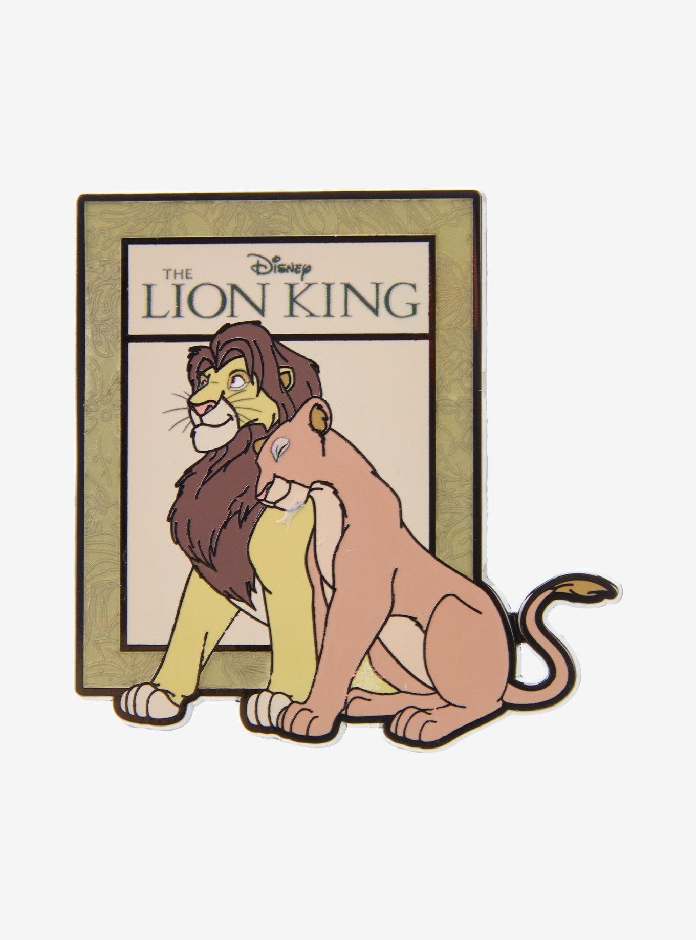 Disney The Lion King Simba & Nala Enamel Pin - BoxLunch Exclusive, , hi-res