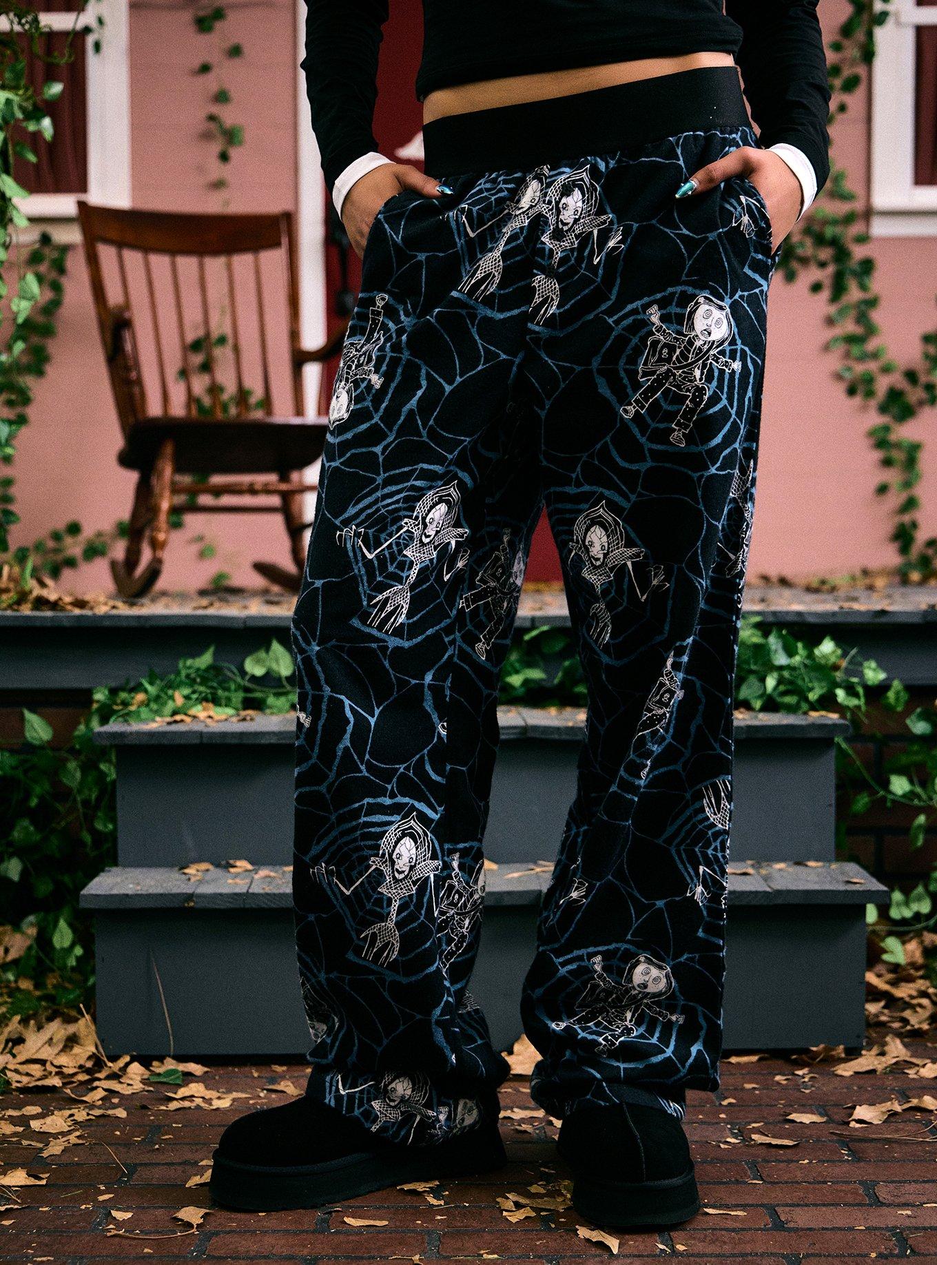 Coraline Spiderweb Lounge Pants, , hi-res