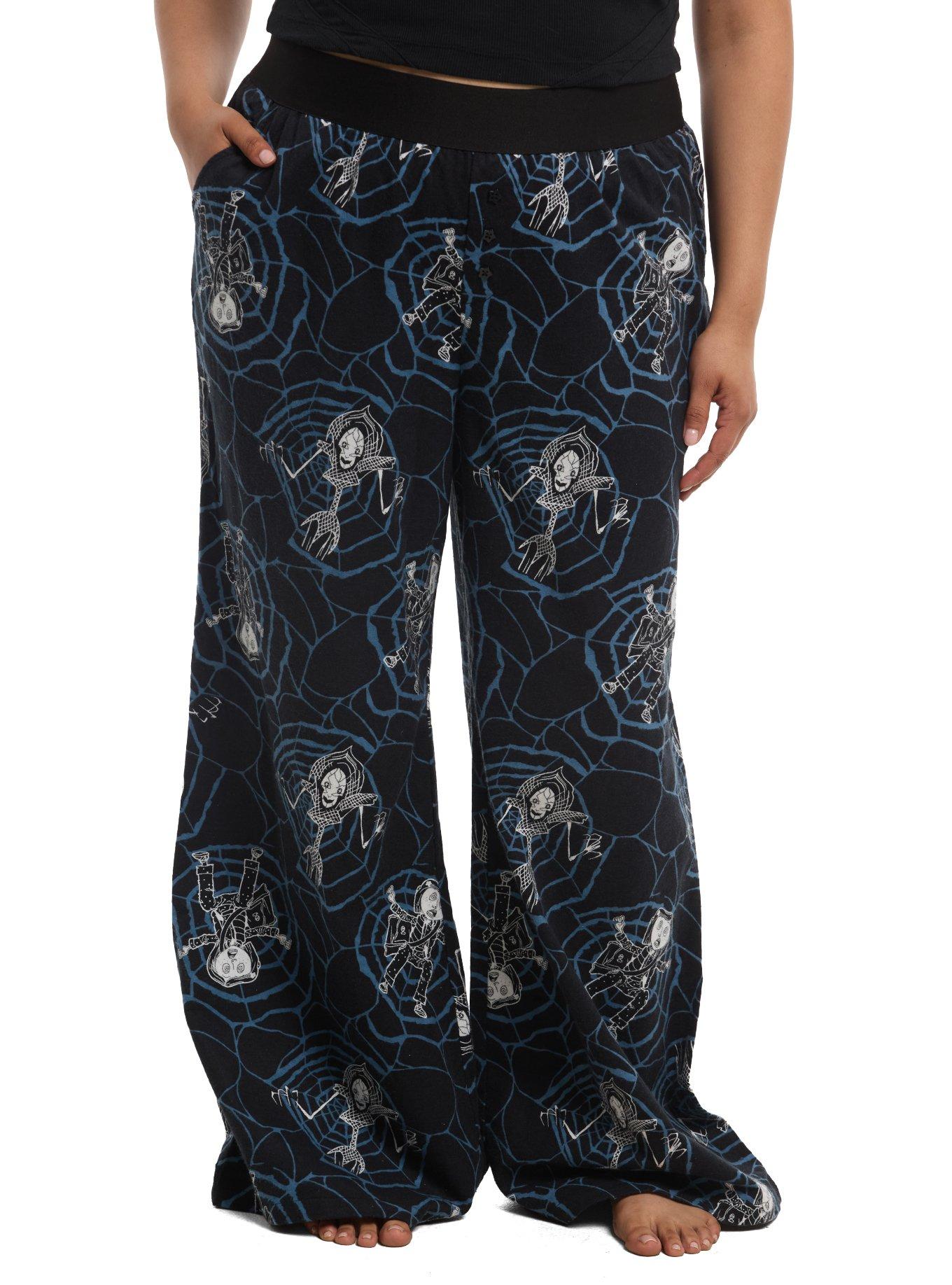Coraline Spiderweb Lounge Pants Plus Size, , hi-res