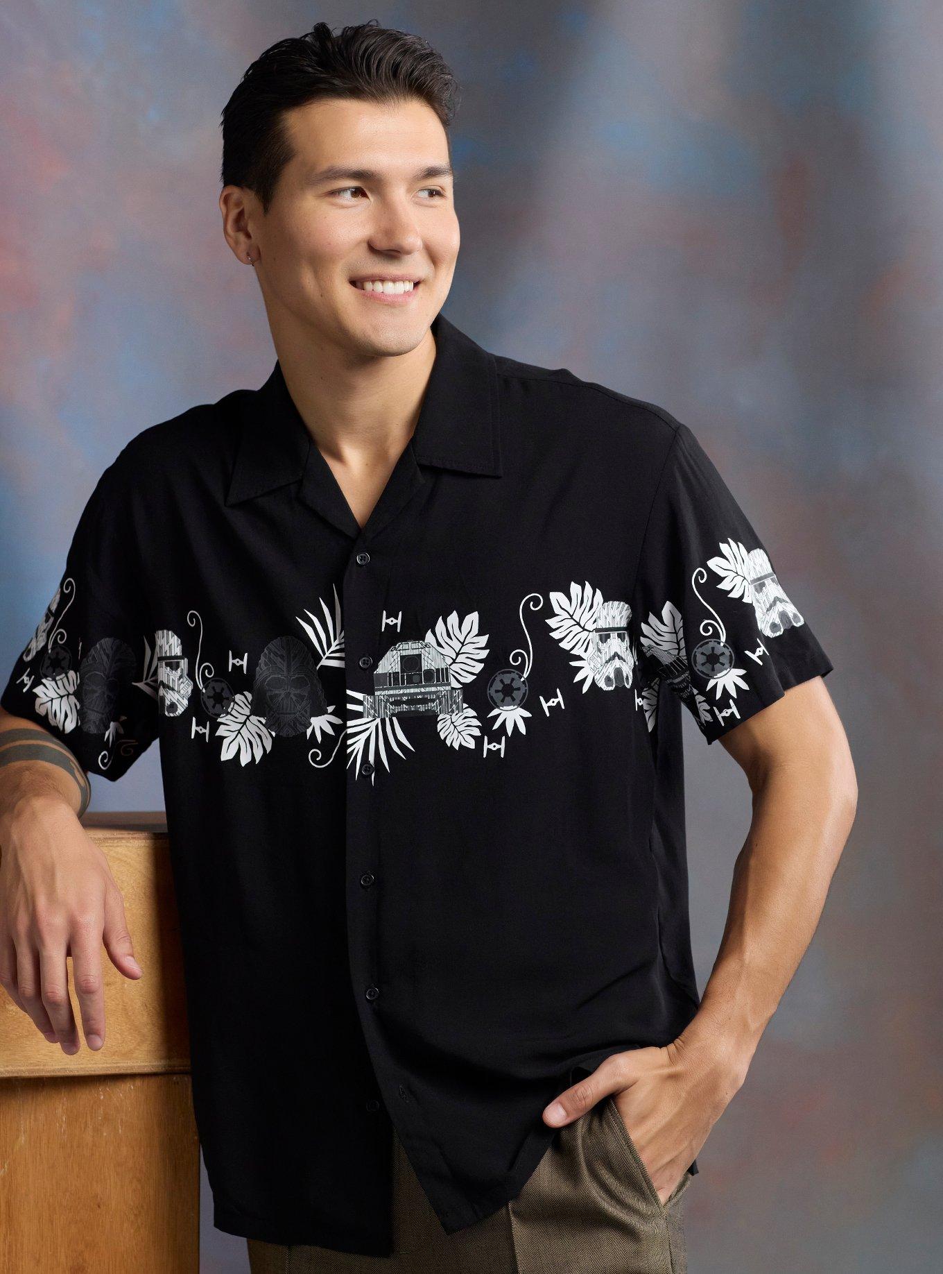 Our Universe Star Wars Tiki Woven Button-Up Our Universe Exclusive, , hi-res