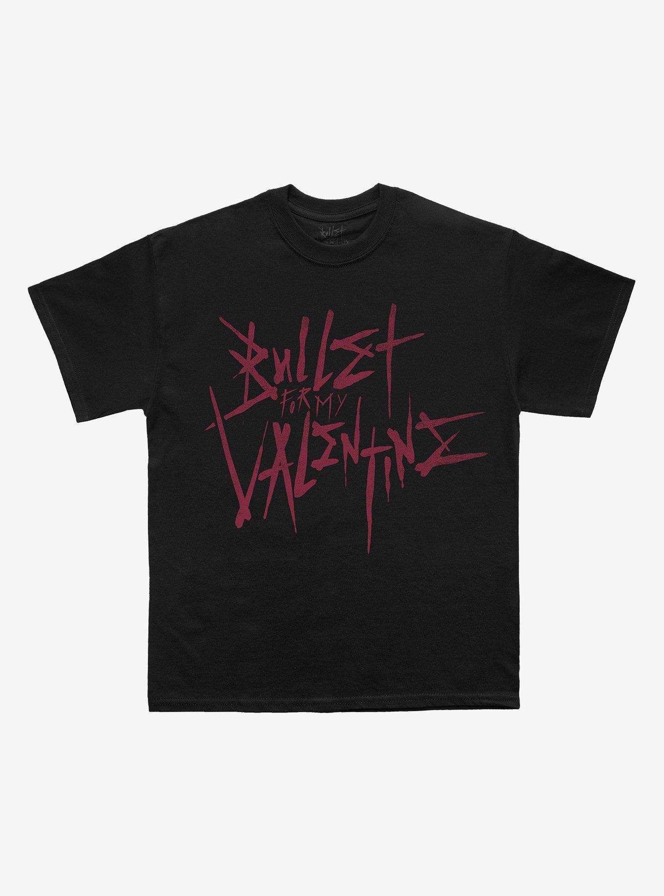 Bullet For My Valentine Floral Skull T-Shirt, , hi-res