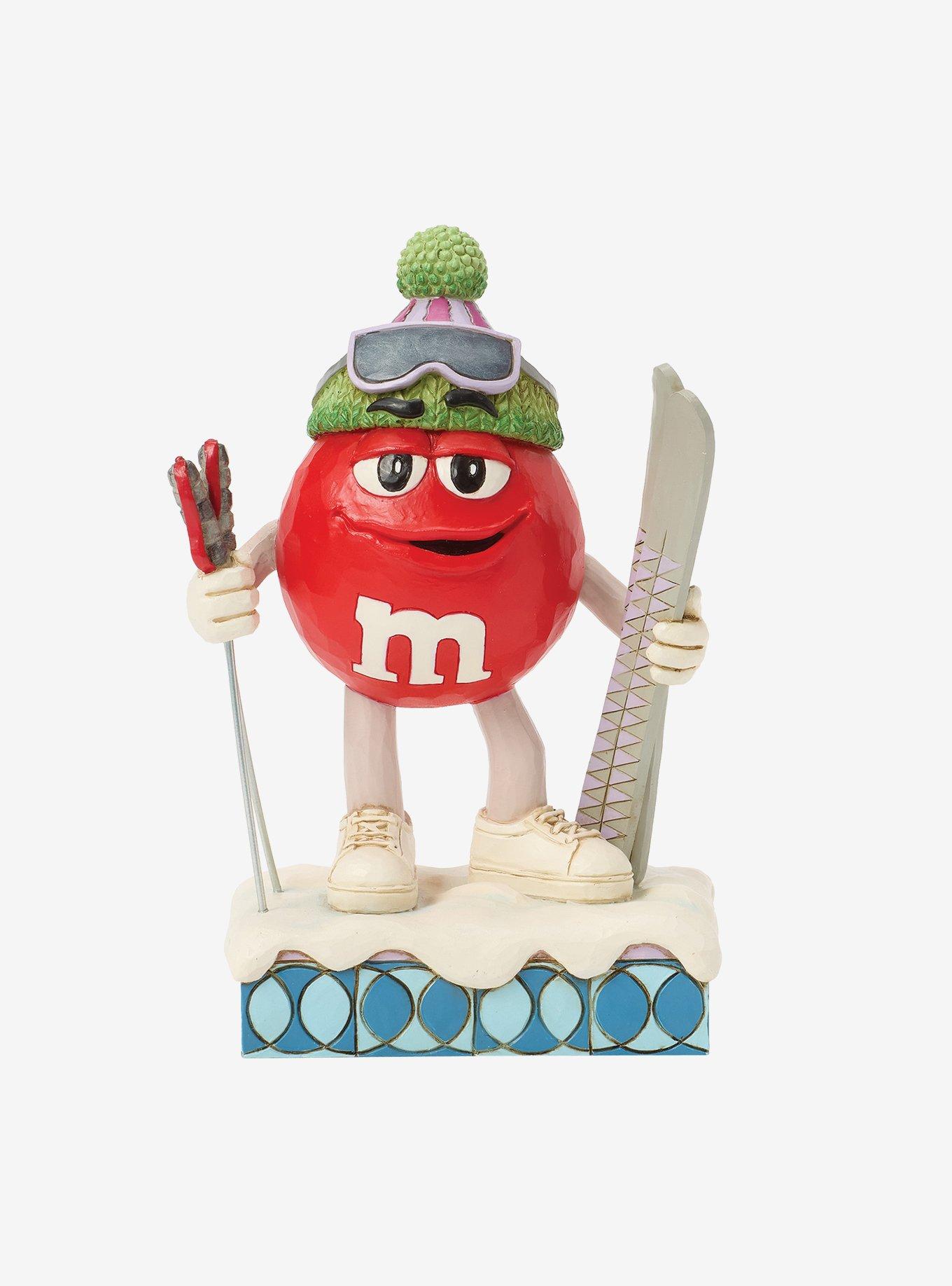 M&M's Red Character Skiing Figure, , hi-res