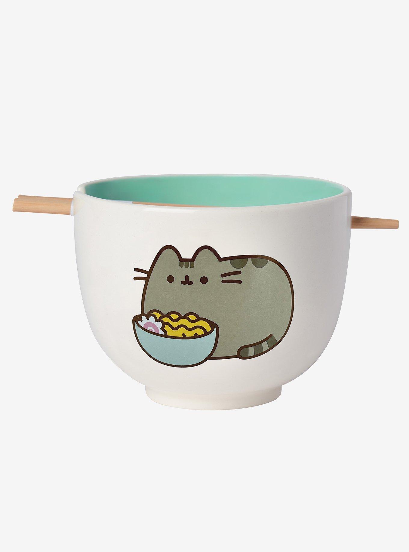 Pusheen Ramen Bowl & Chopsticks, , hi-res