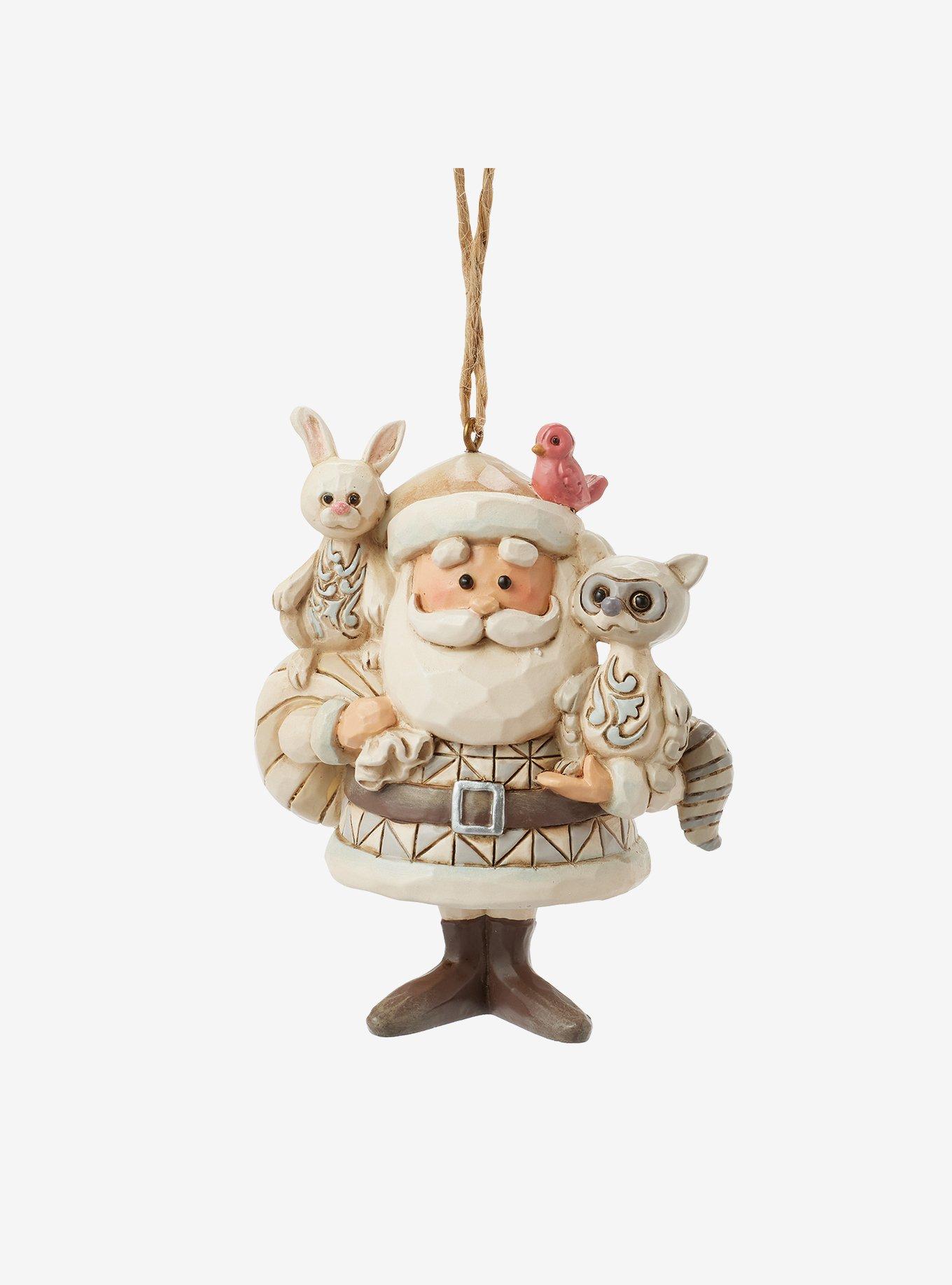 Rudolph The Red-Nosed Reindeer Woodland Santa Ornament, , hi-res