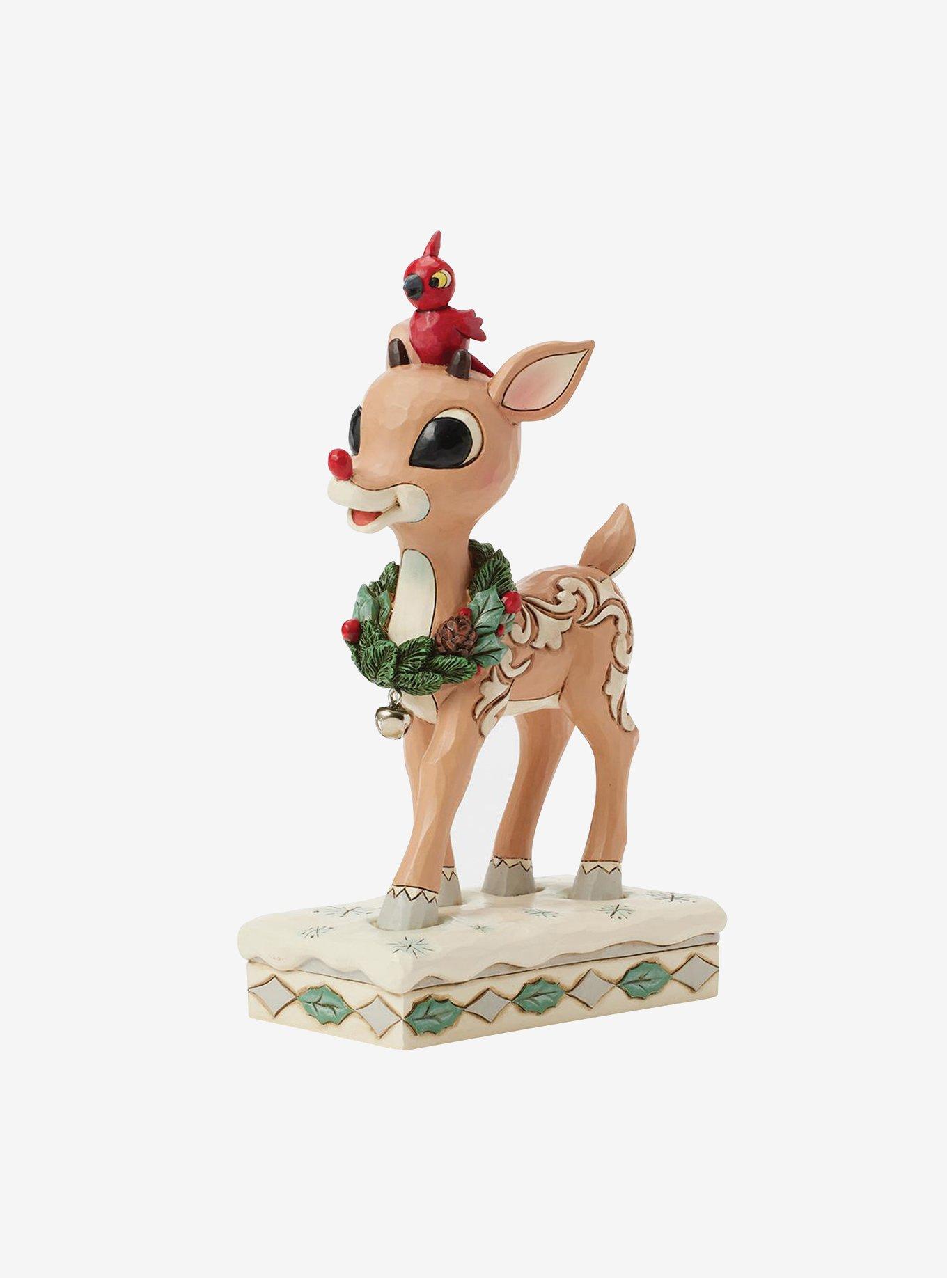 Rudolph The Red-Nosed Reindeer Woodland With Cardinal Figure, , hi-res