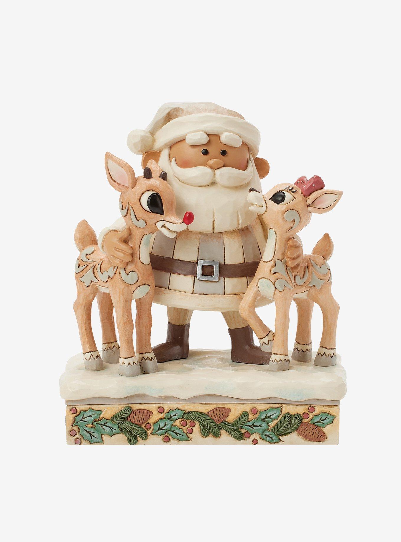 Rudolph The Red-Nosed Reindeer Woodland Santa & Clarice Figure, , hi-res