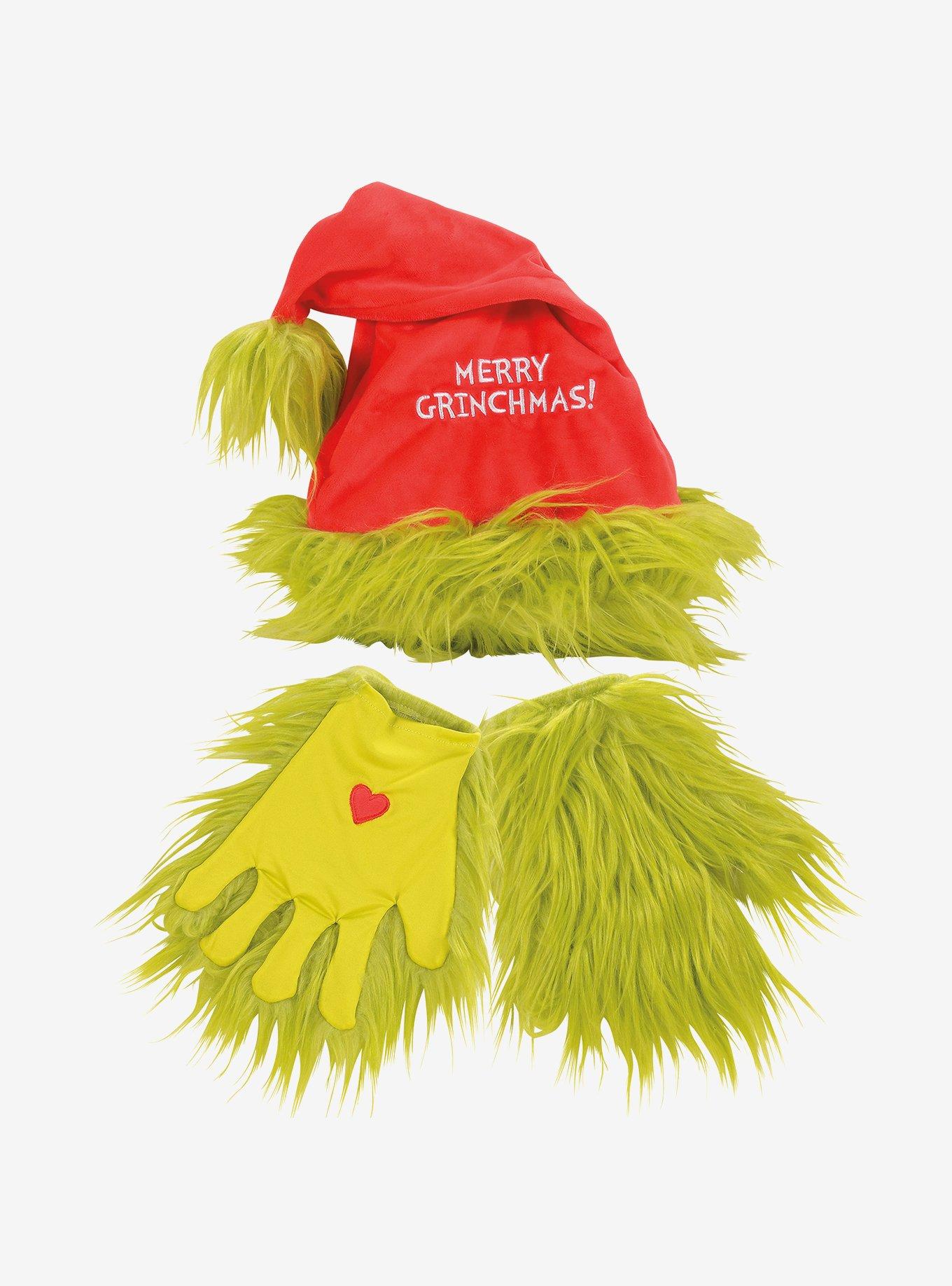 How The Grinch Stole Christmas! Santa Hat & Glove Set, , hi-res
