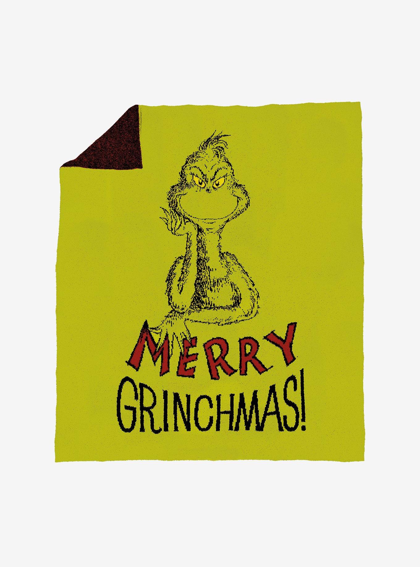 How The Grinch Stole Christmas! Merry Grinchmas Blanket, , hi-res