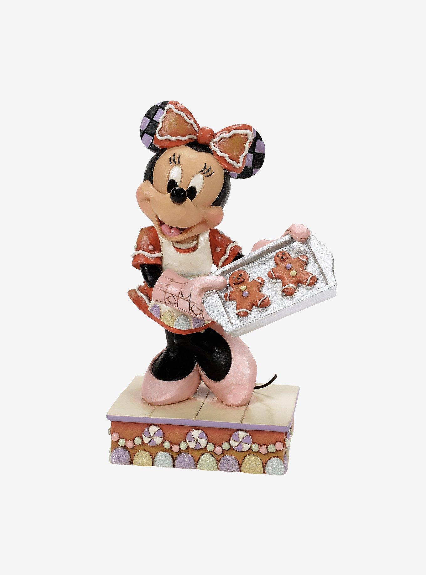 Disney Minnie With Gingerbread Figure
