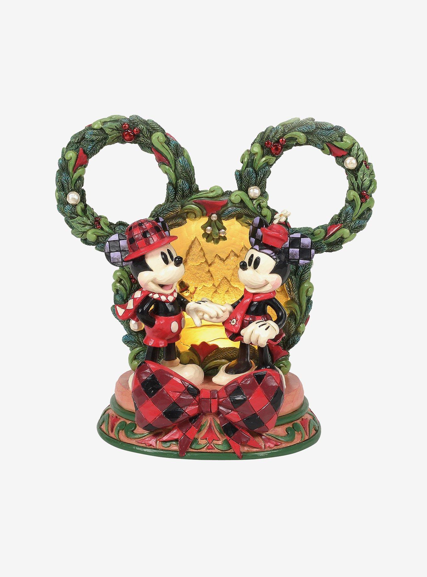 Disney Mickey & Minnie Holiday Figure, , hi-res