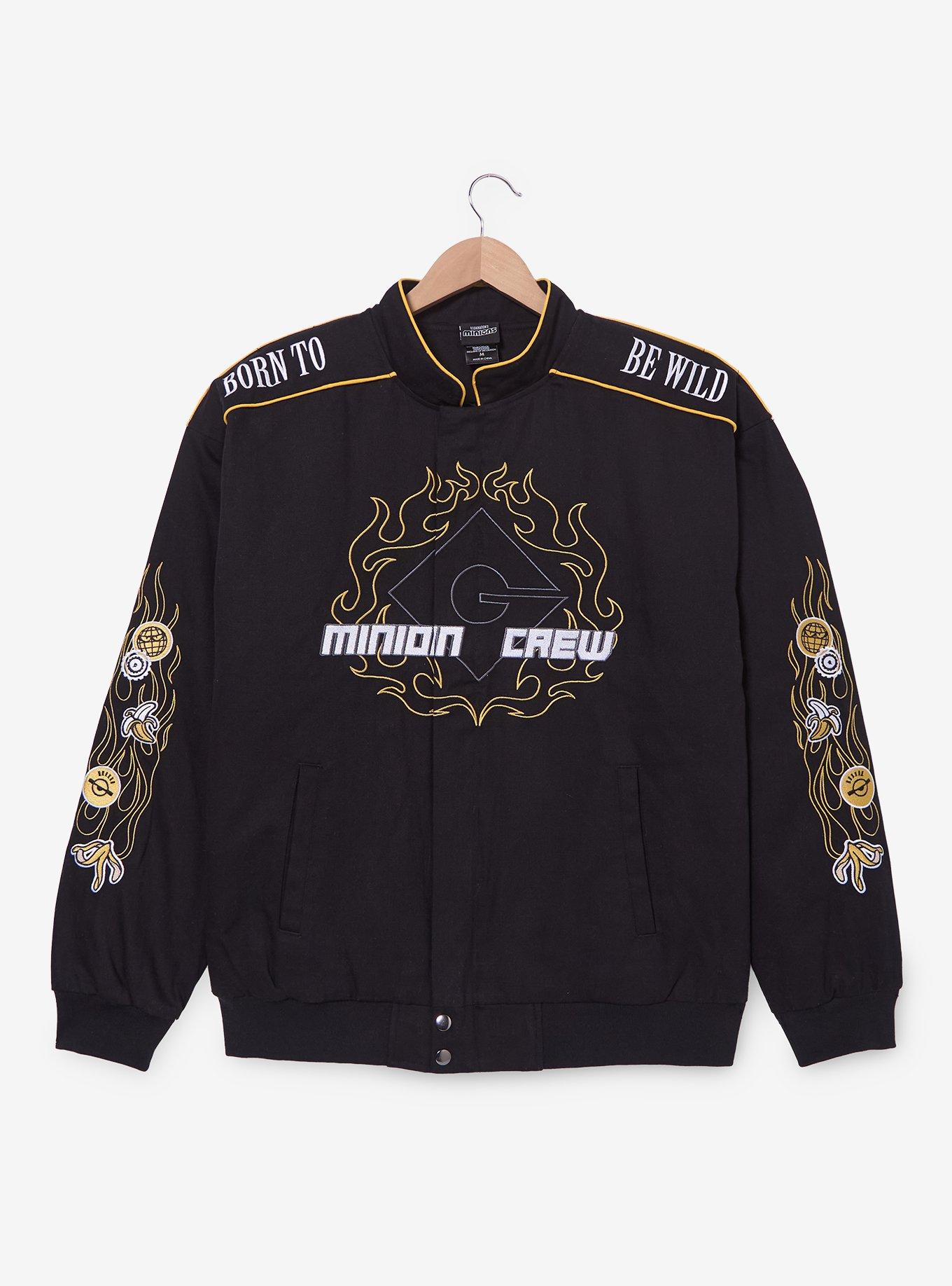 Minions Gru's Minion Crew Moto Jacket &mdash; BoxLunch Exclusive, , hi-res