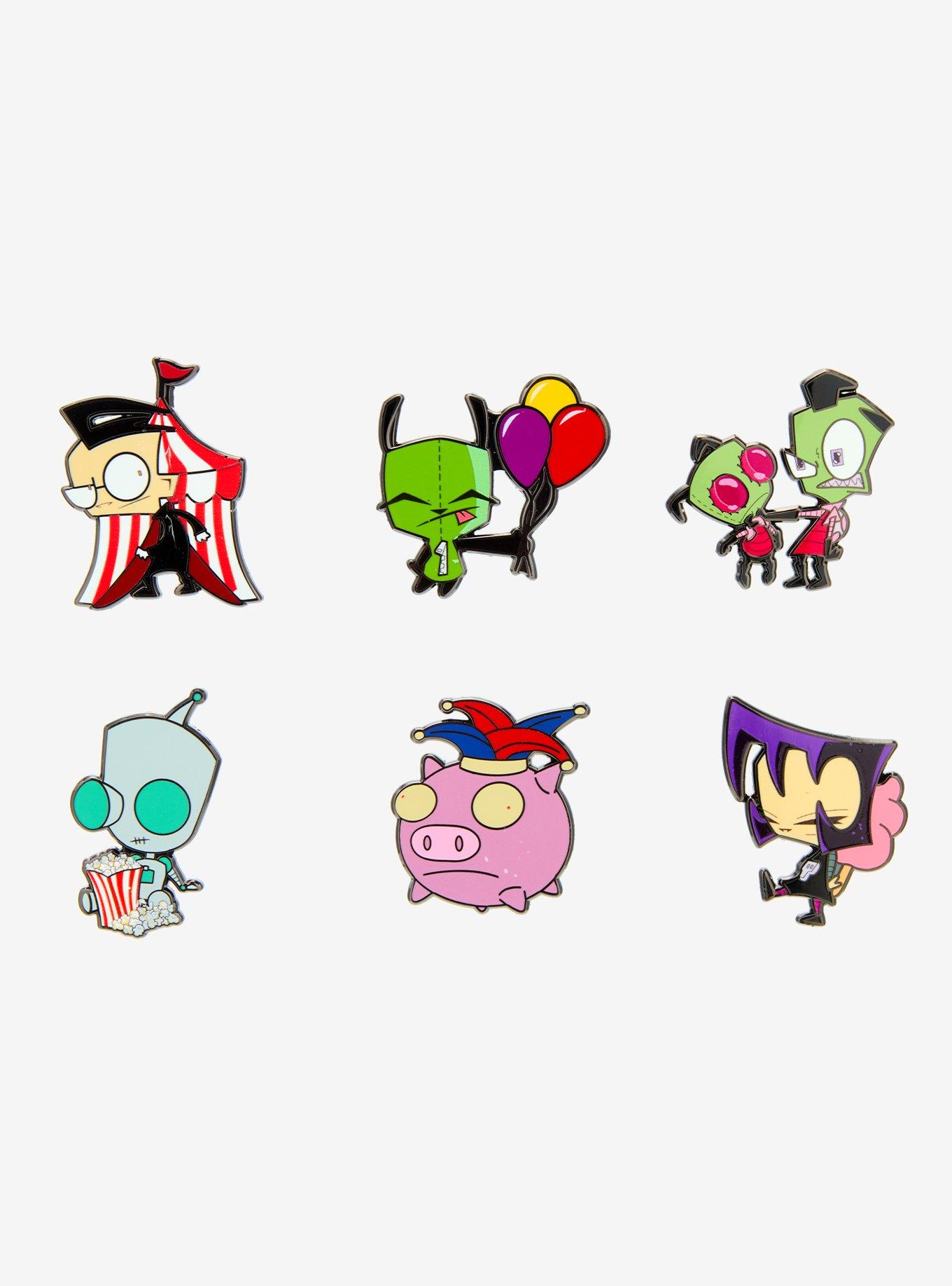 Invader Zim Carnival Blind Box Enamel Pin, , hi-res