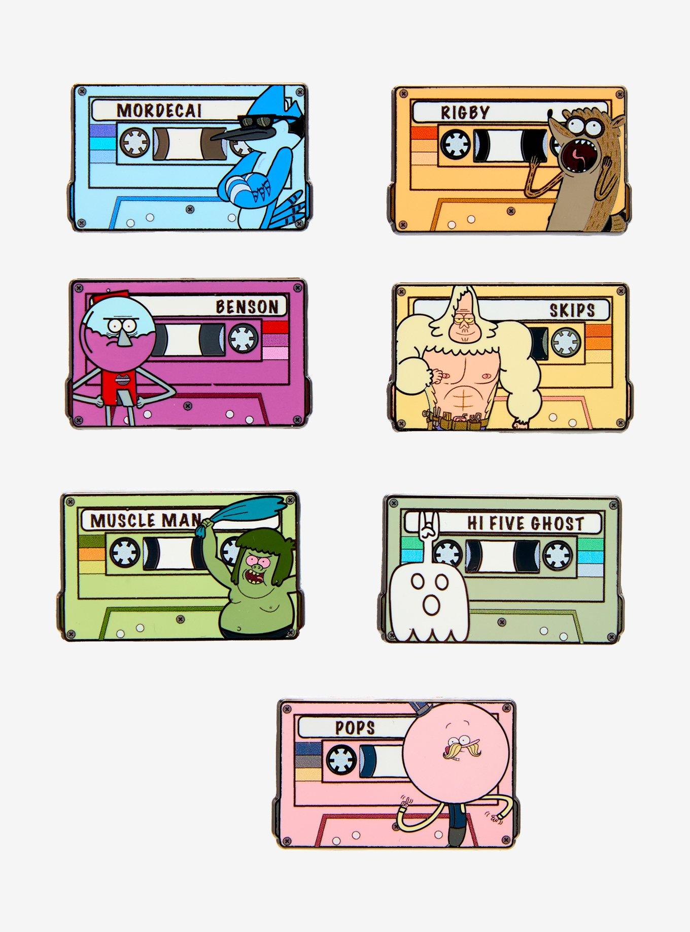 Regular Show Character Cassette Blind Box Enamel Pin Hot Topic Exclusive, , hi-res