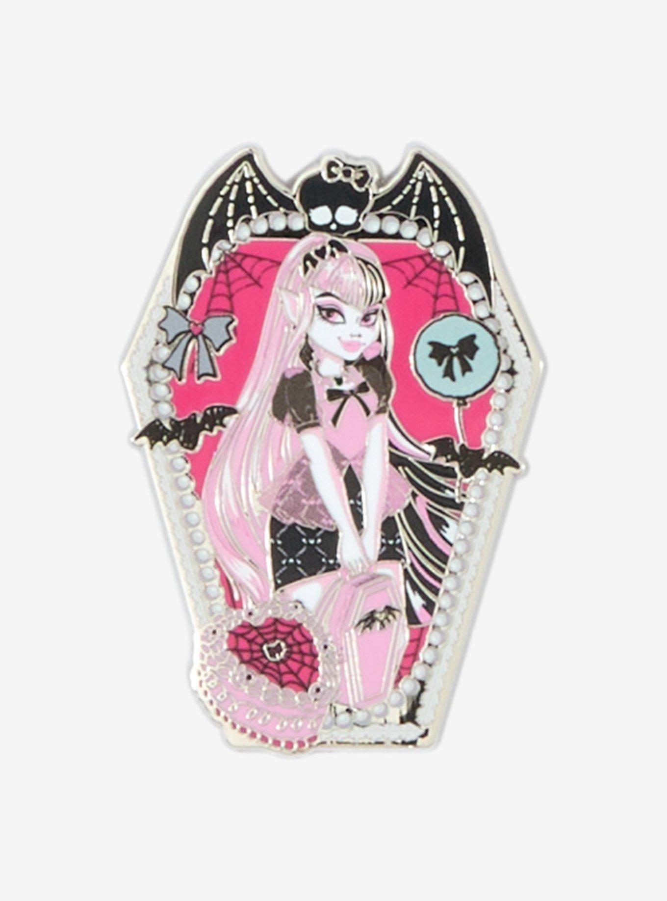 Monster High Draculaura Birthday Enamel Pin Hot Topic Exclusive, , hi-res