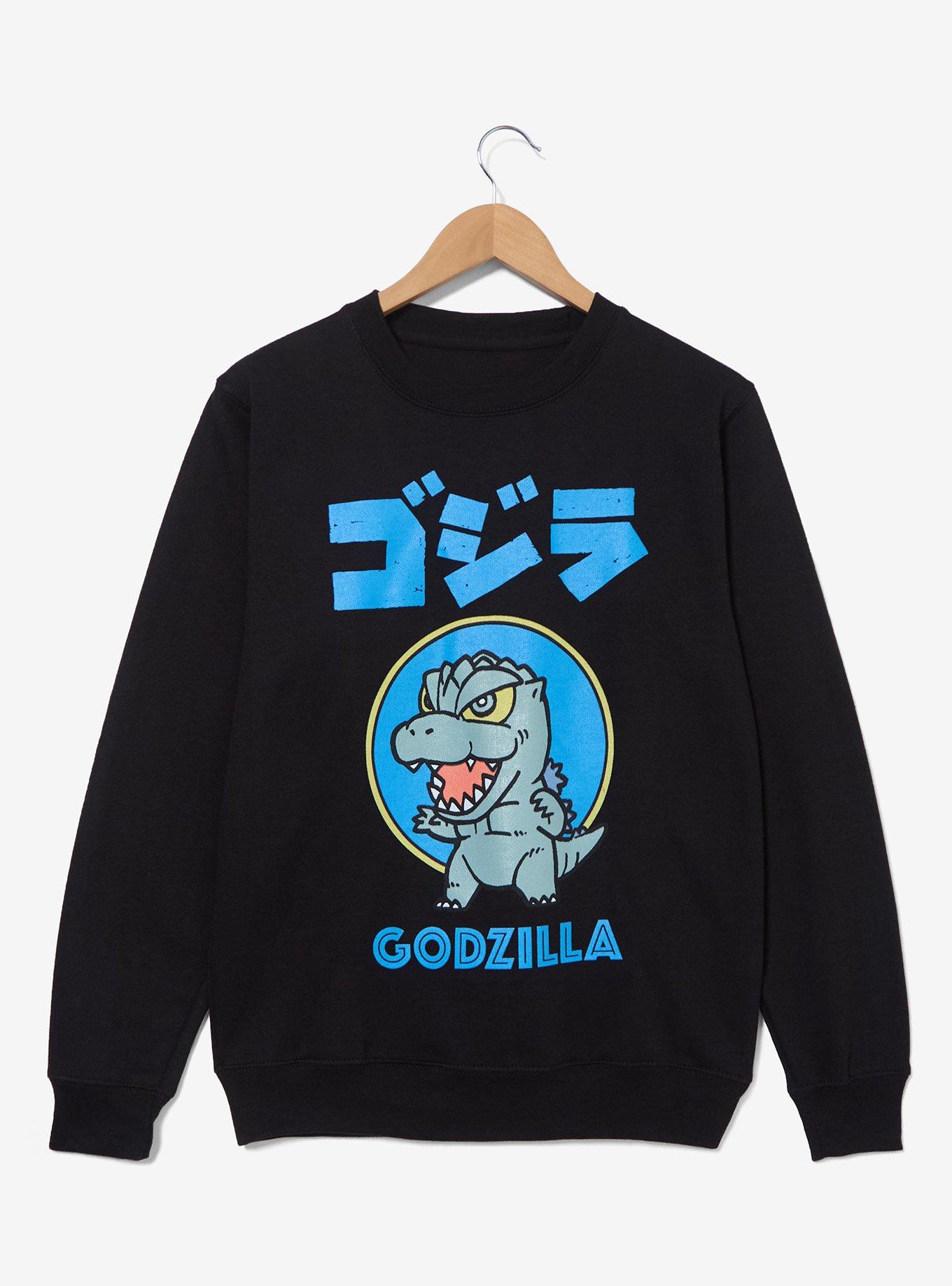 Godzilla Chibi Women's Crewneck — BoxLunch Exclusive, , hi-res