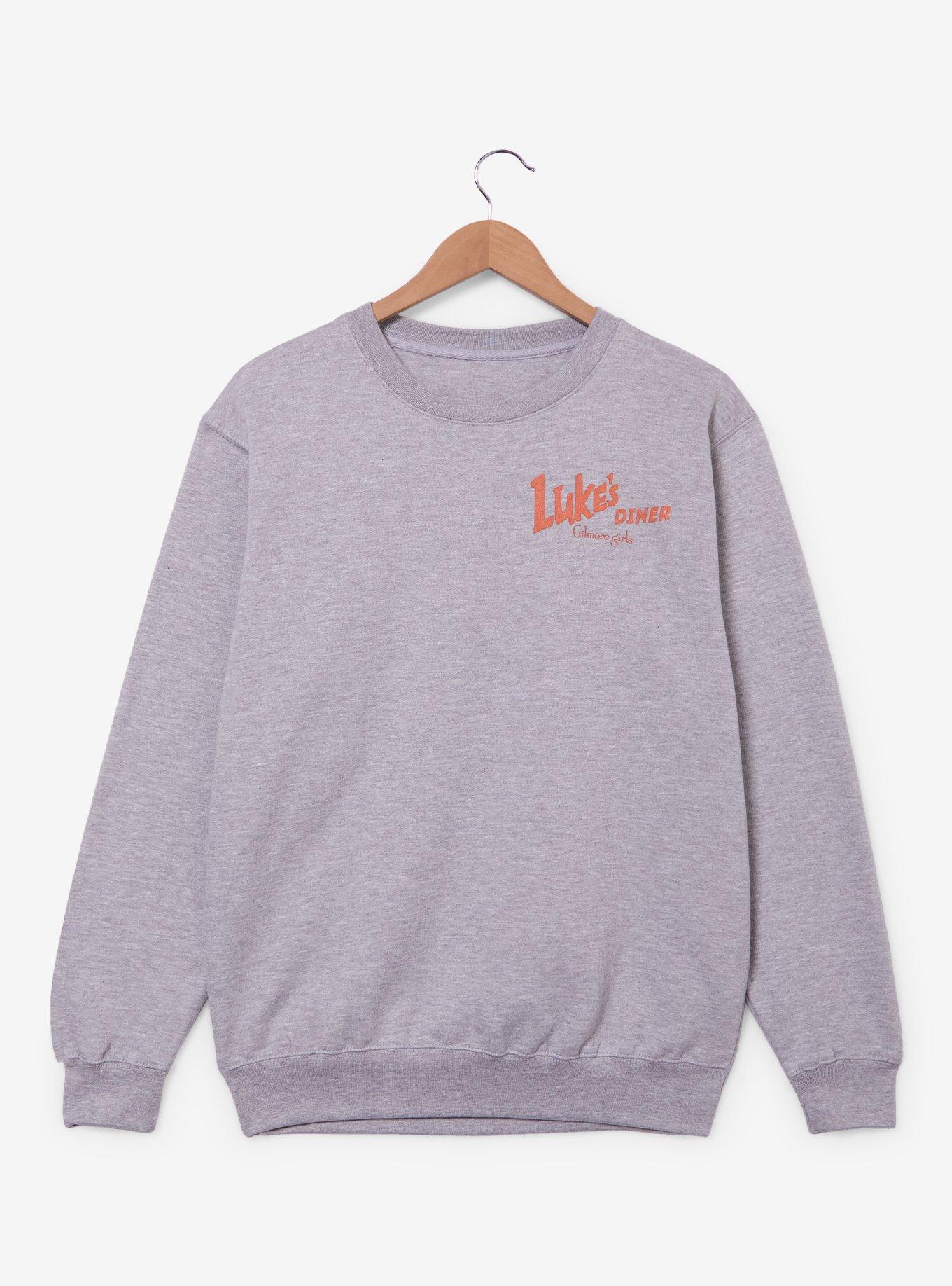 Gilmore Girls Luke's Diner Logo Women's Crewneck - BoxLunch Exclusive, , hi-res
