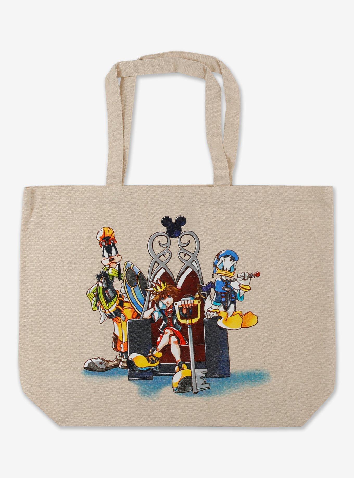 Disney Kingdom Hearts Trio Canvas Tote — BoxLunch Exclusive