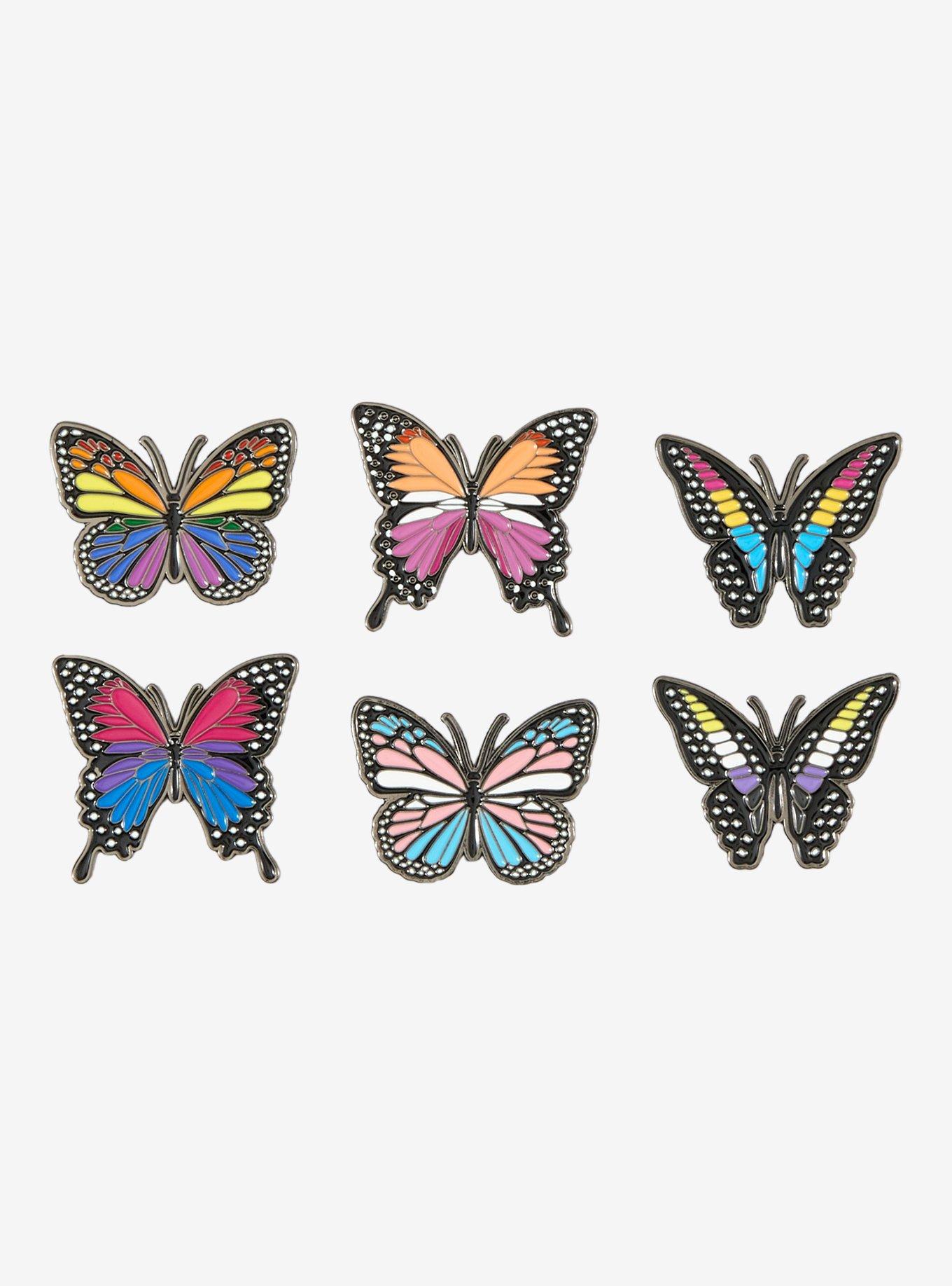 Pride Butterflies Blind Bag Enamel Pin Hot Topic Exclusive, , hi-res