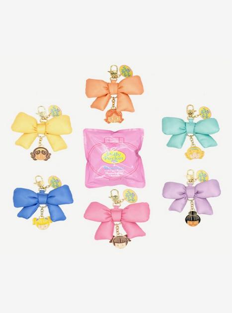 Polly Pocket x Whatever! Makes You Happy Puffy Bow Blind Bag Keychain ...
