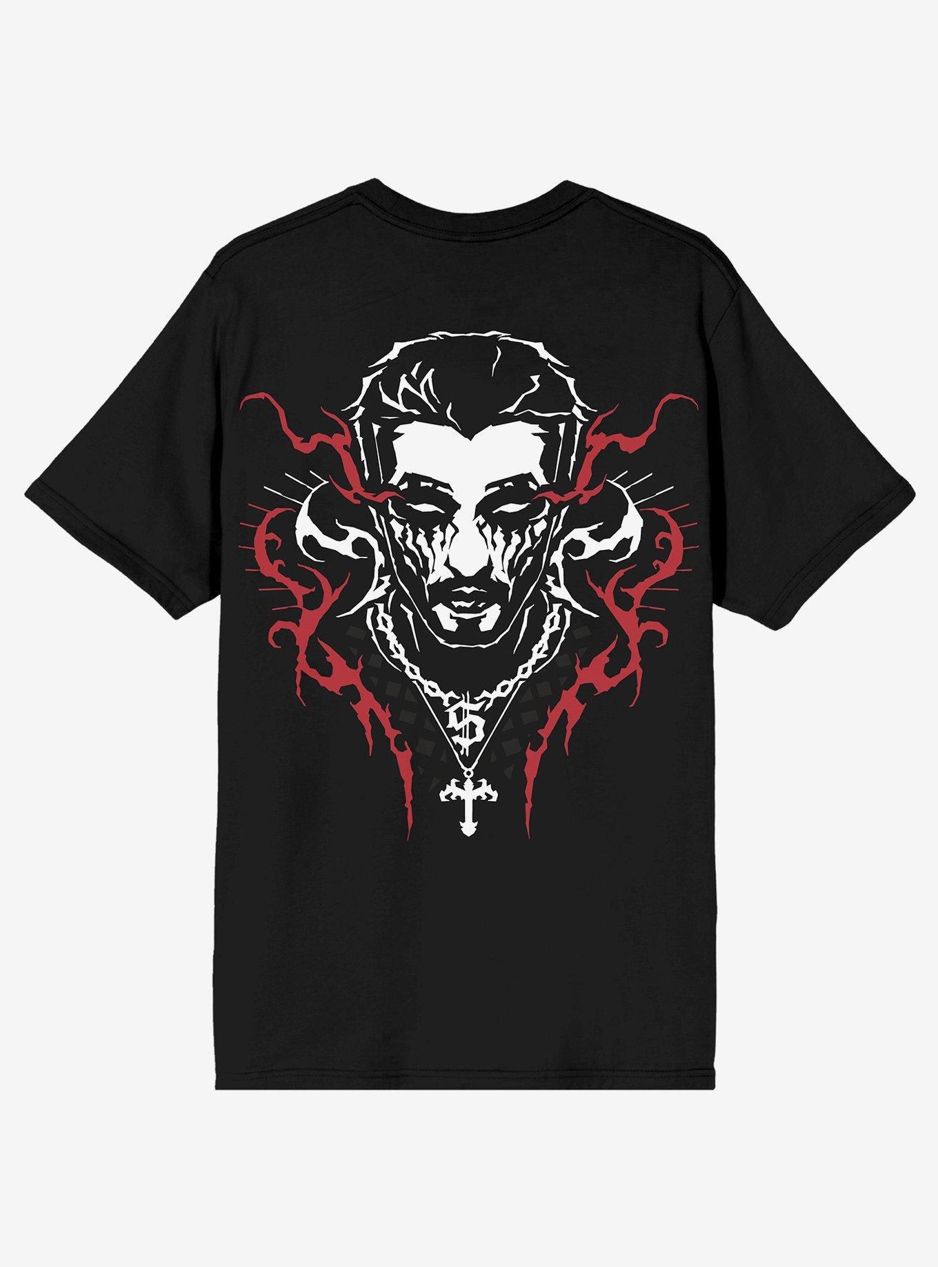 bbno$ Metal Portrait T-Shirt Hot Topic Exclusive, , hi-res