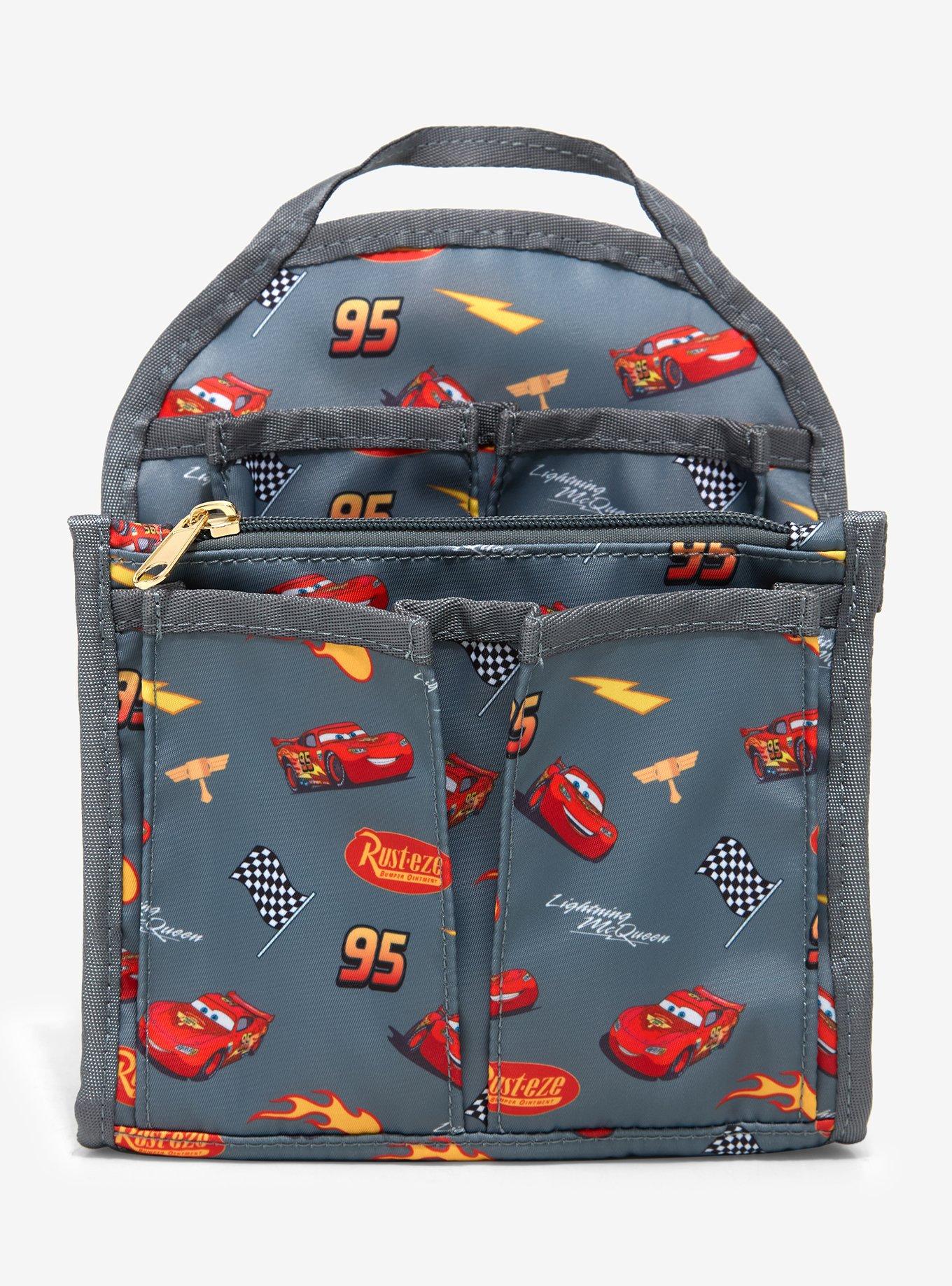 Disney Pixar Cars Lightning McQueen Allover Print Mini Backpack Organizer - BoxLunch Exclusive, , hi-res