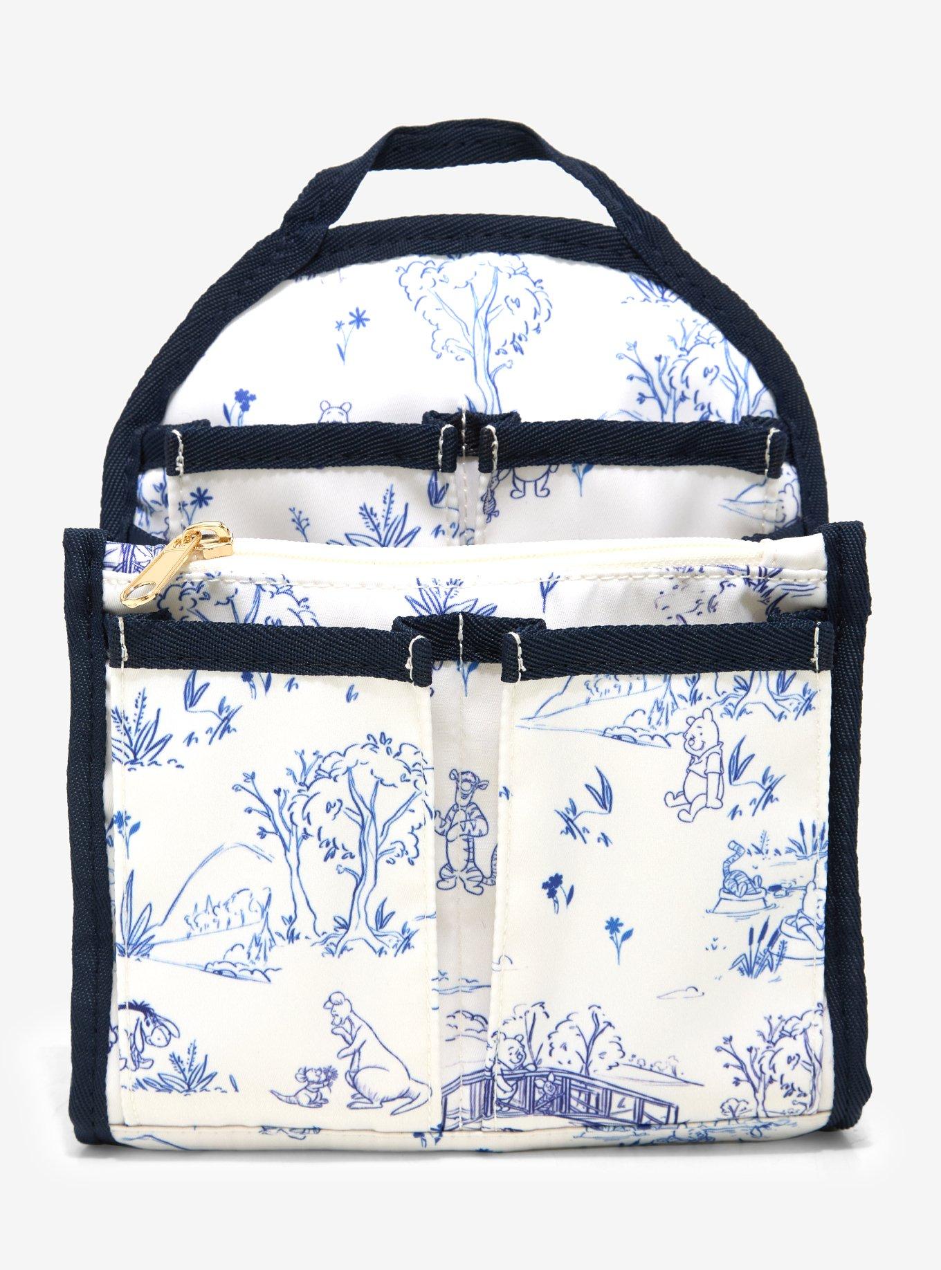 Disney Winnie the Pooh Character Sketches Allover Print Mini Backpack Organizer - BoxLunch Exclusive, , hi-res