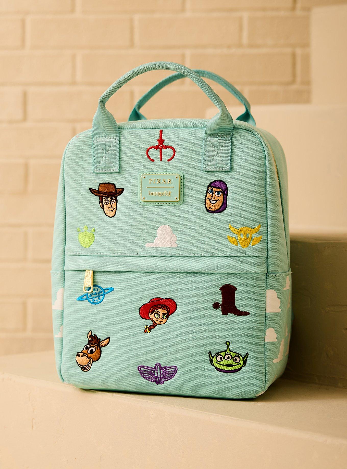 disney canvas mini backpack Loungefly Disney Pixar Toy Story Embroidered Icons Canvas Mini Backpack —  BoxLunch Exclusive