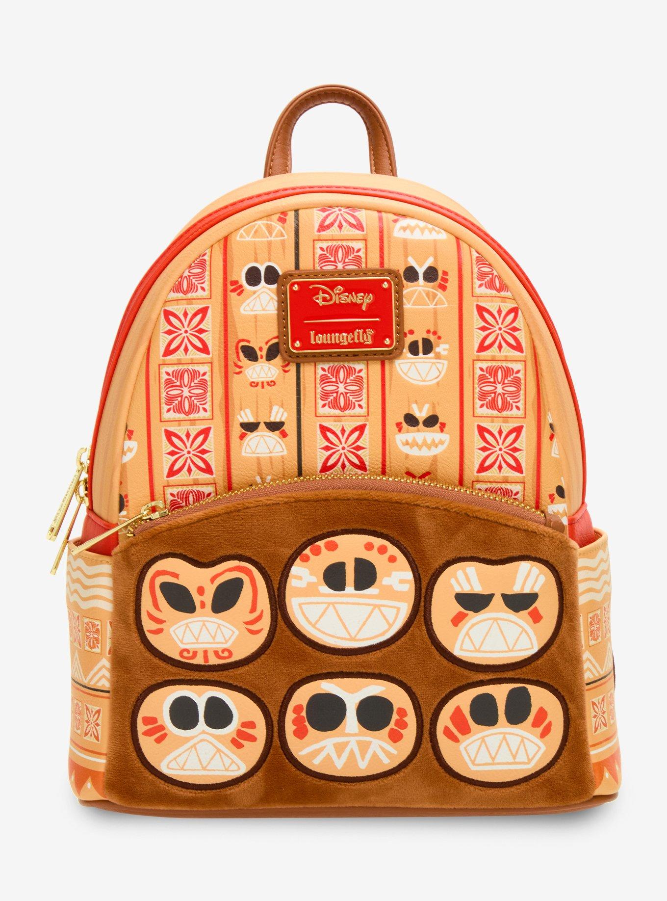 Loungefly Disney Moana Kakamora Allover Print Mini Backpack - BoxLunch Exclusive, , hi-res