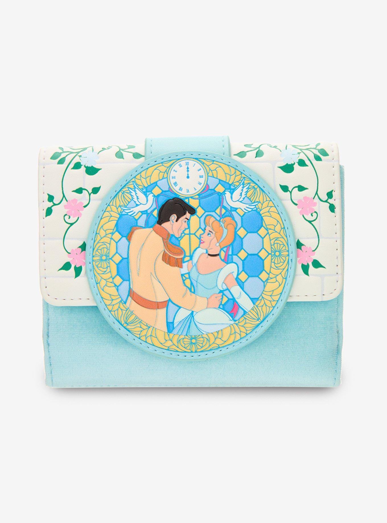 Loungefly Disney Cinderella Stained Glass Mini Wallet- BoxLunch Exclusive, , hi-res